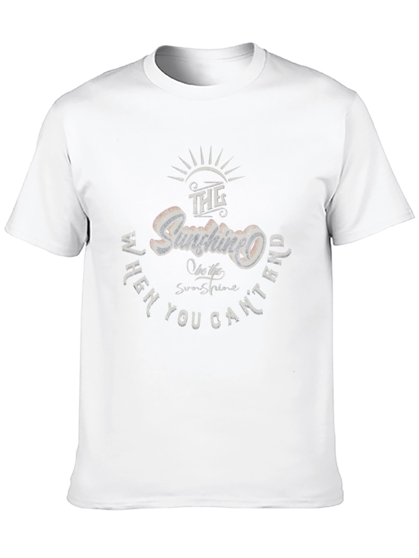 Sunshine Graphic Black T-Shirt