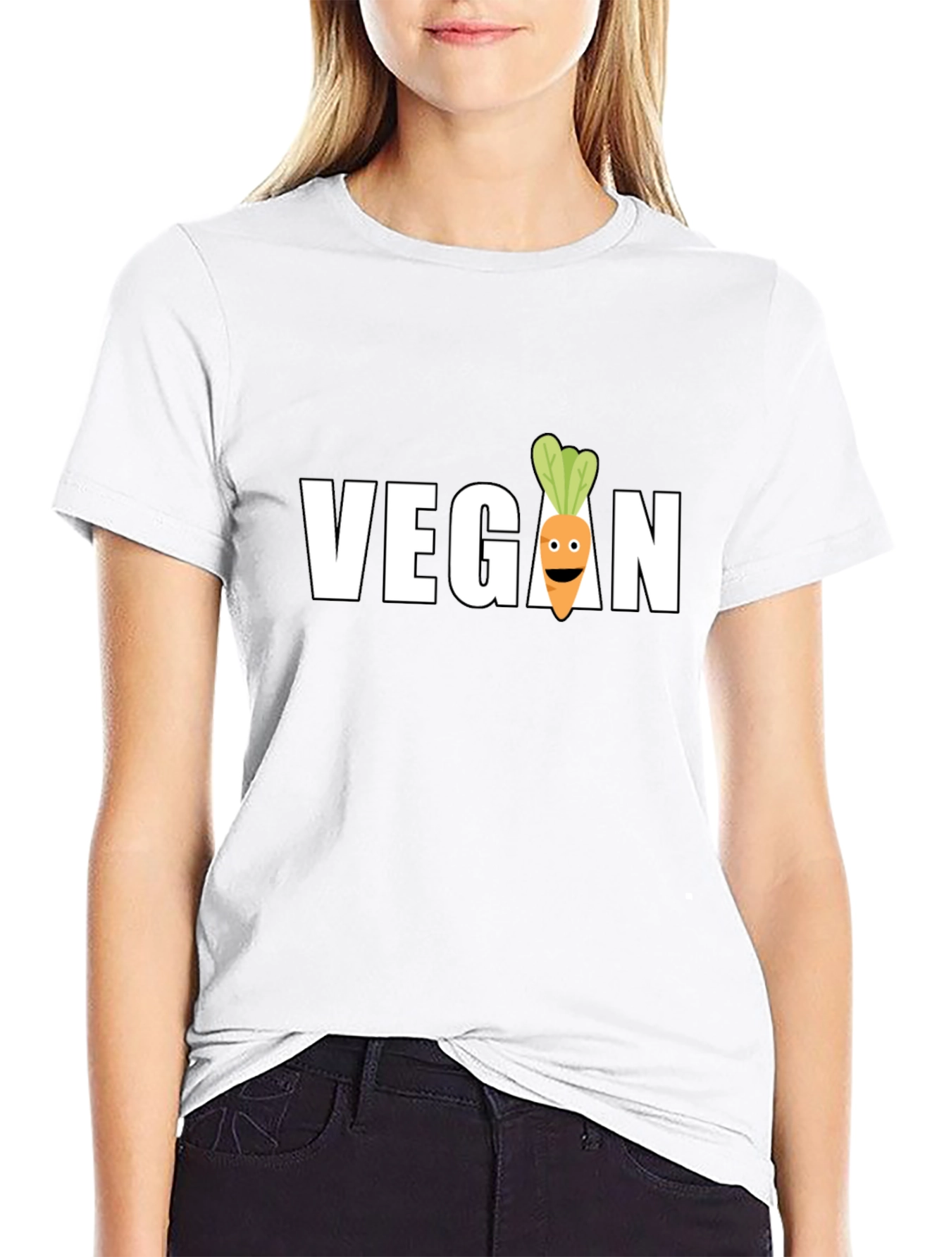 Vegan Carrot Graphic T-Shirt
