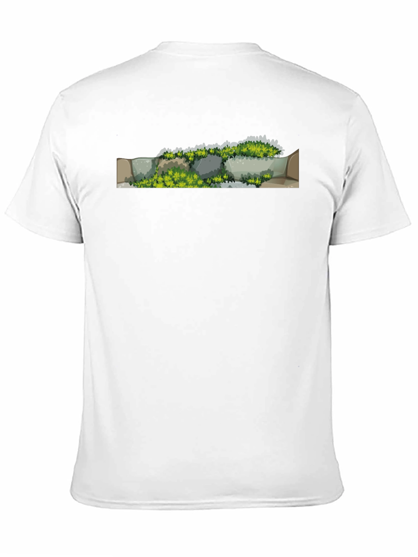 Mossy Stone Wall Graphic Tee - Nature Lovers Apparel