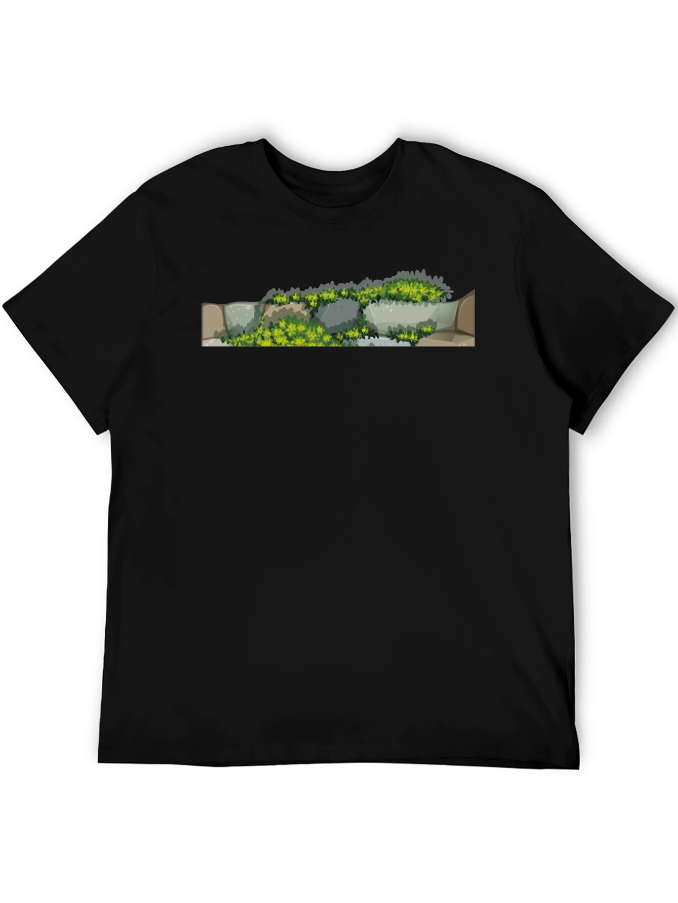 Mossy Stone Wall Graphic Tee - Nature Lovers Apparel