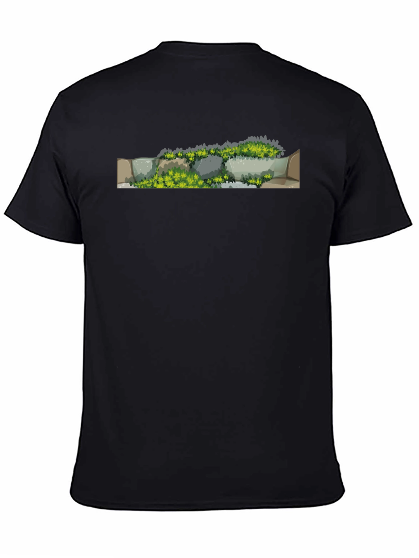 Mossy Stone Wall Graphic Tee - Nature Lovers Apparel
