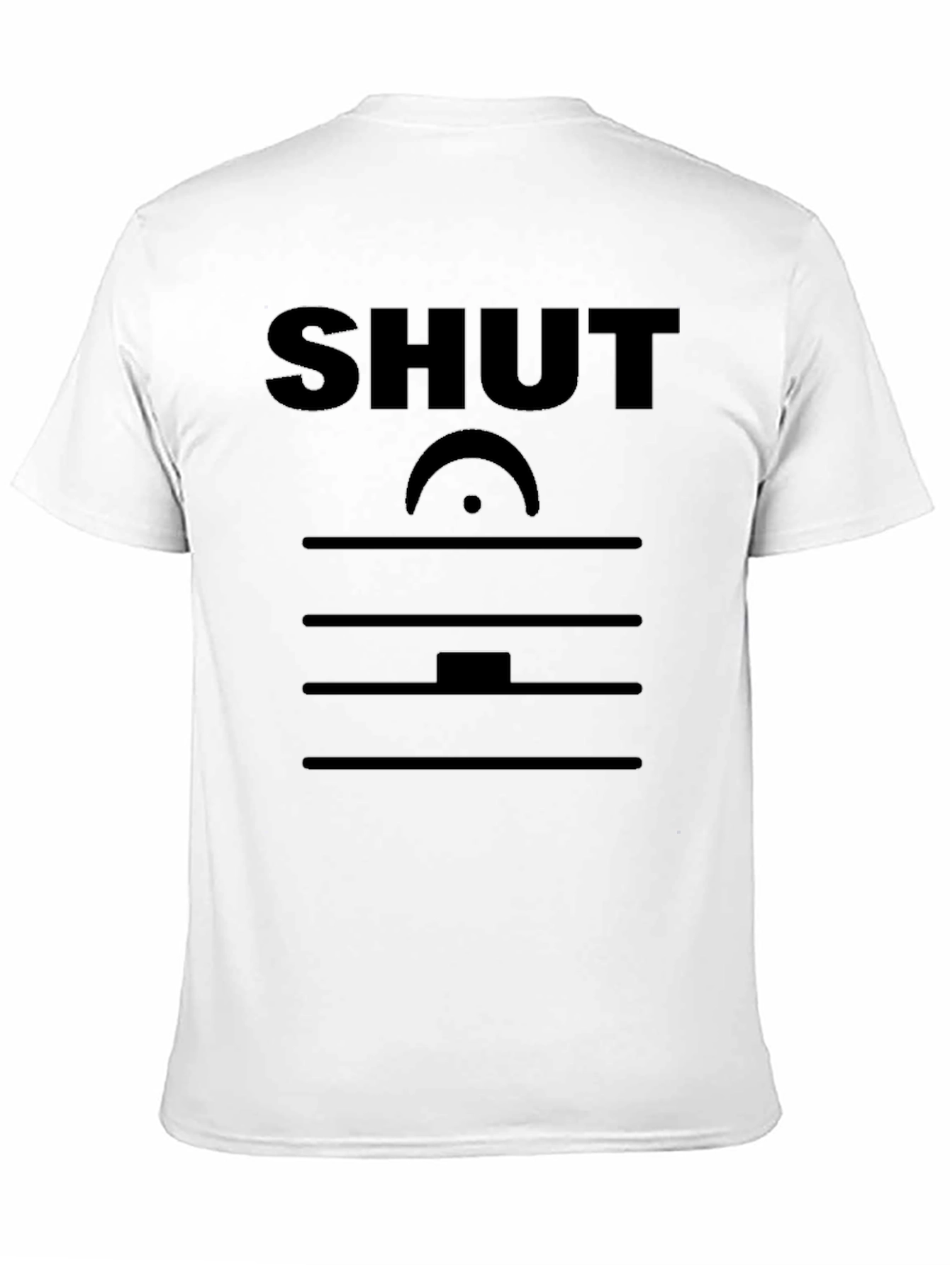 SHUT Music Rest T-Shirt - Novelty Musician Tee