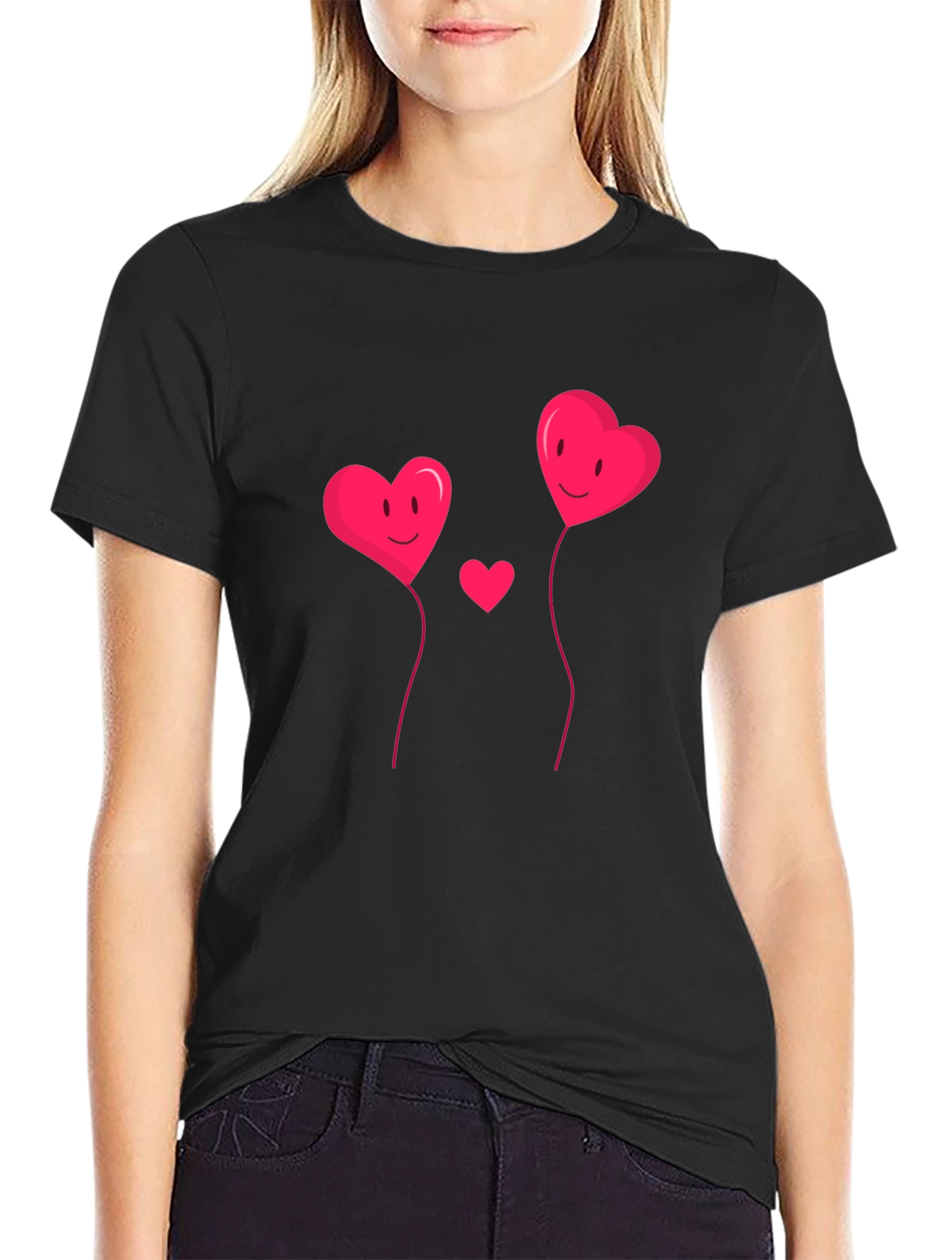 Heart Balloons Graphic Tee