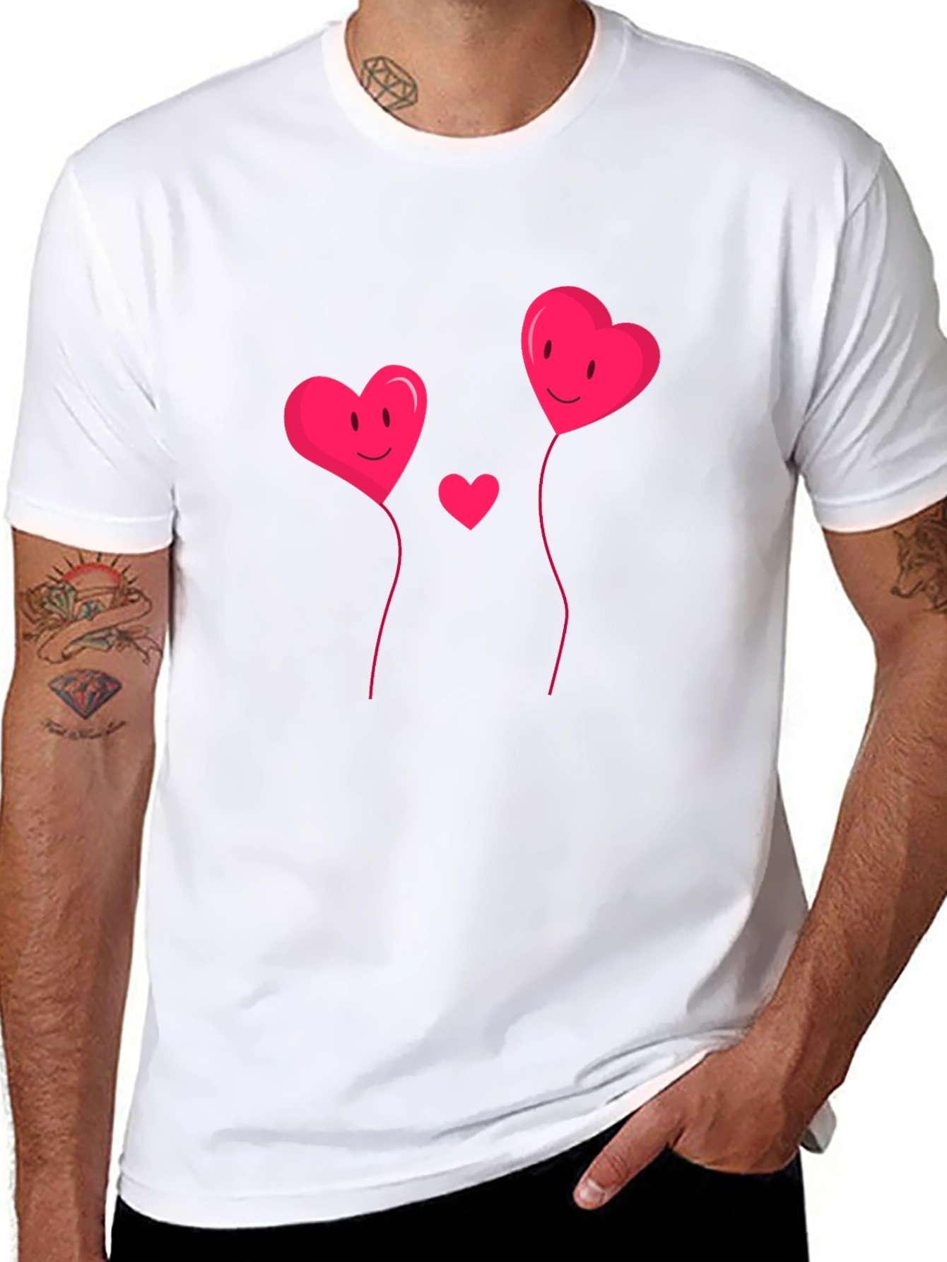 Heart Balloons Graphic Tee