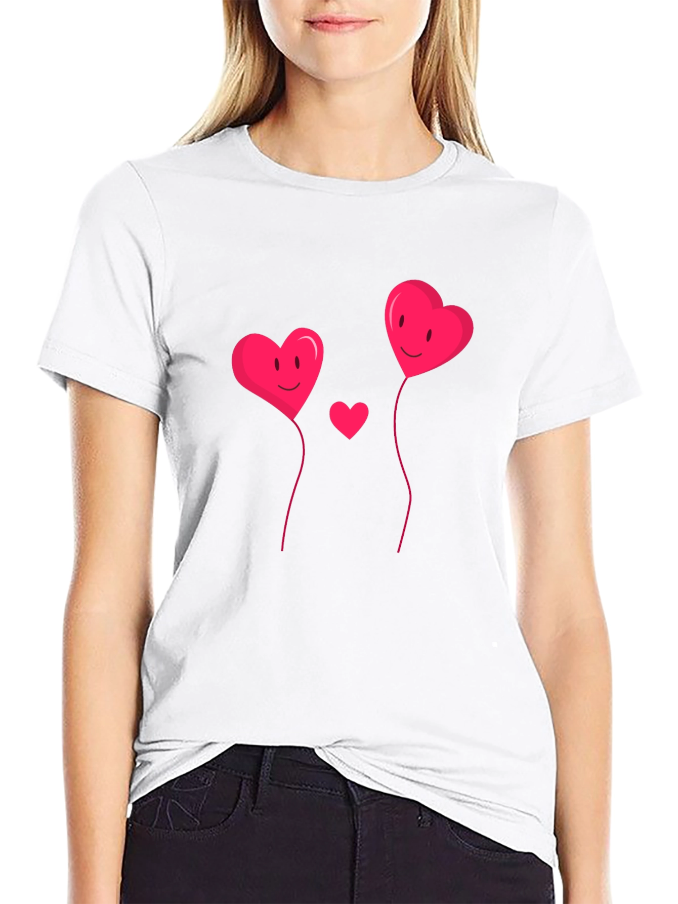Heart Balloons Graphic Tee