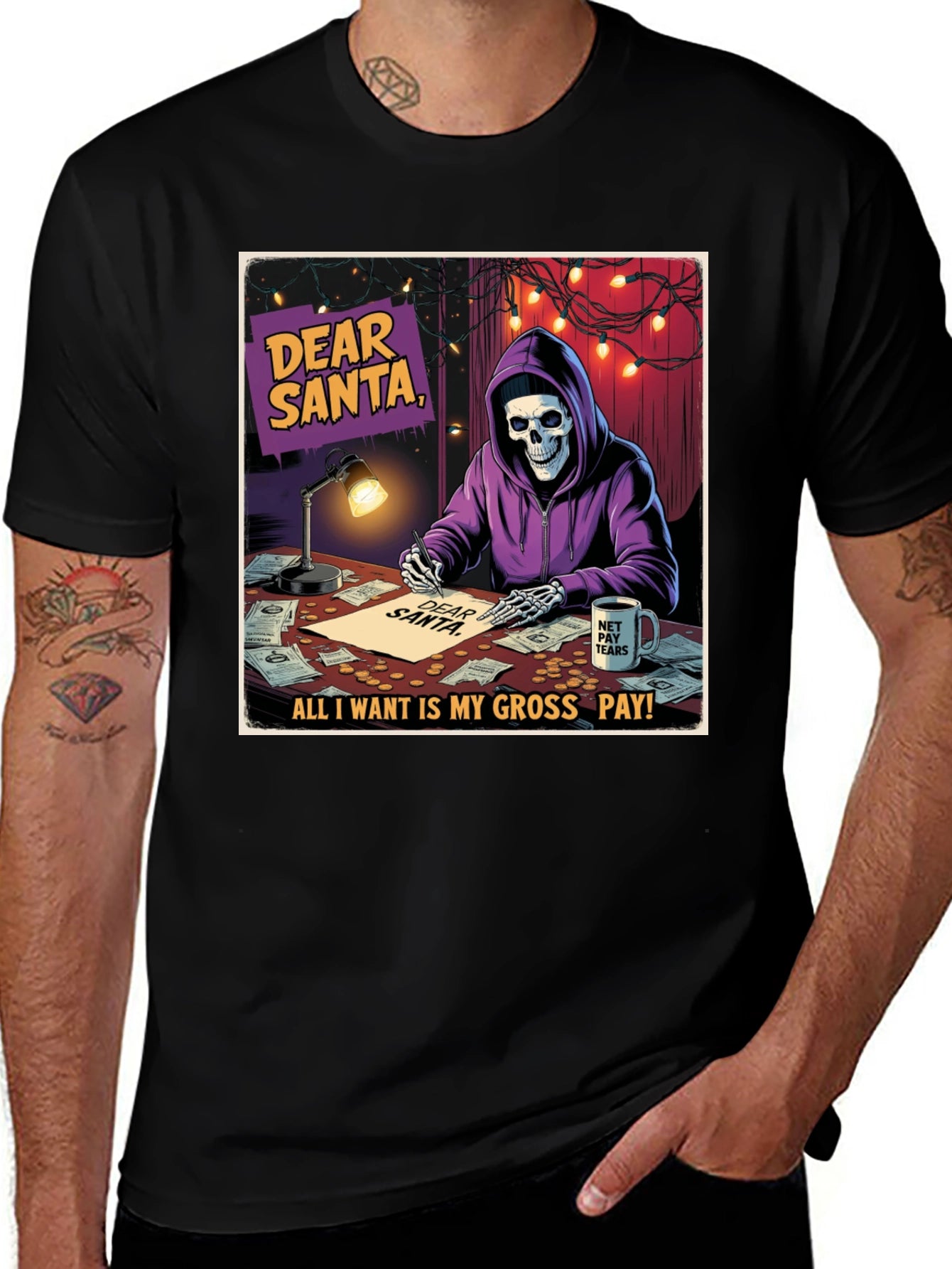 Dear Santa Gross Pay T-Shirt