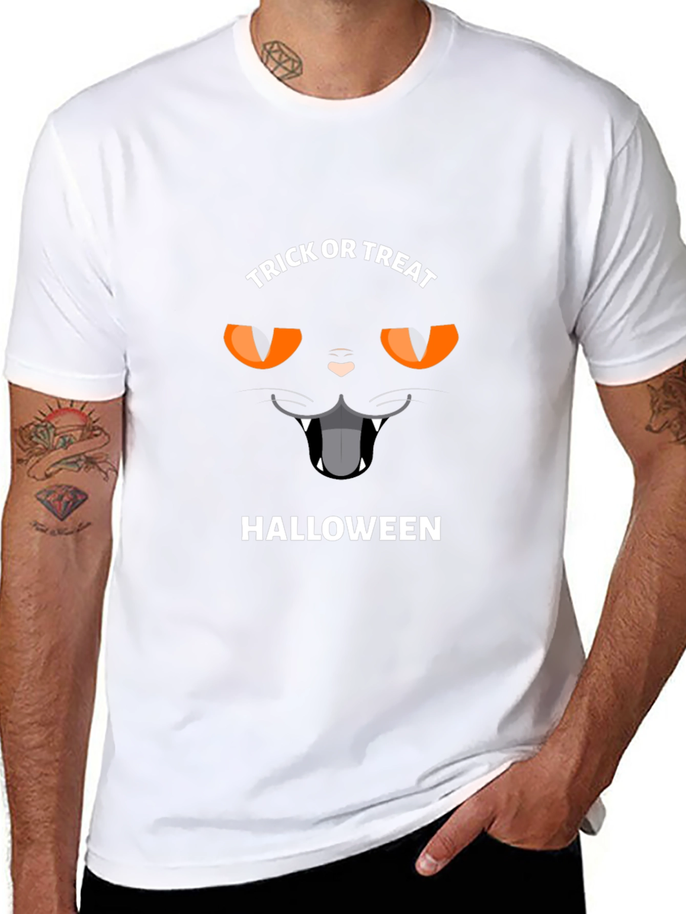 Halloween Black Cat T-Shirt