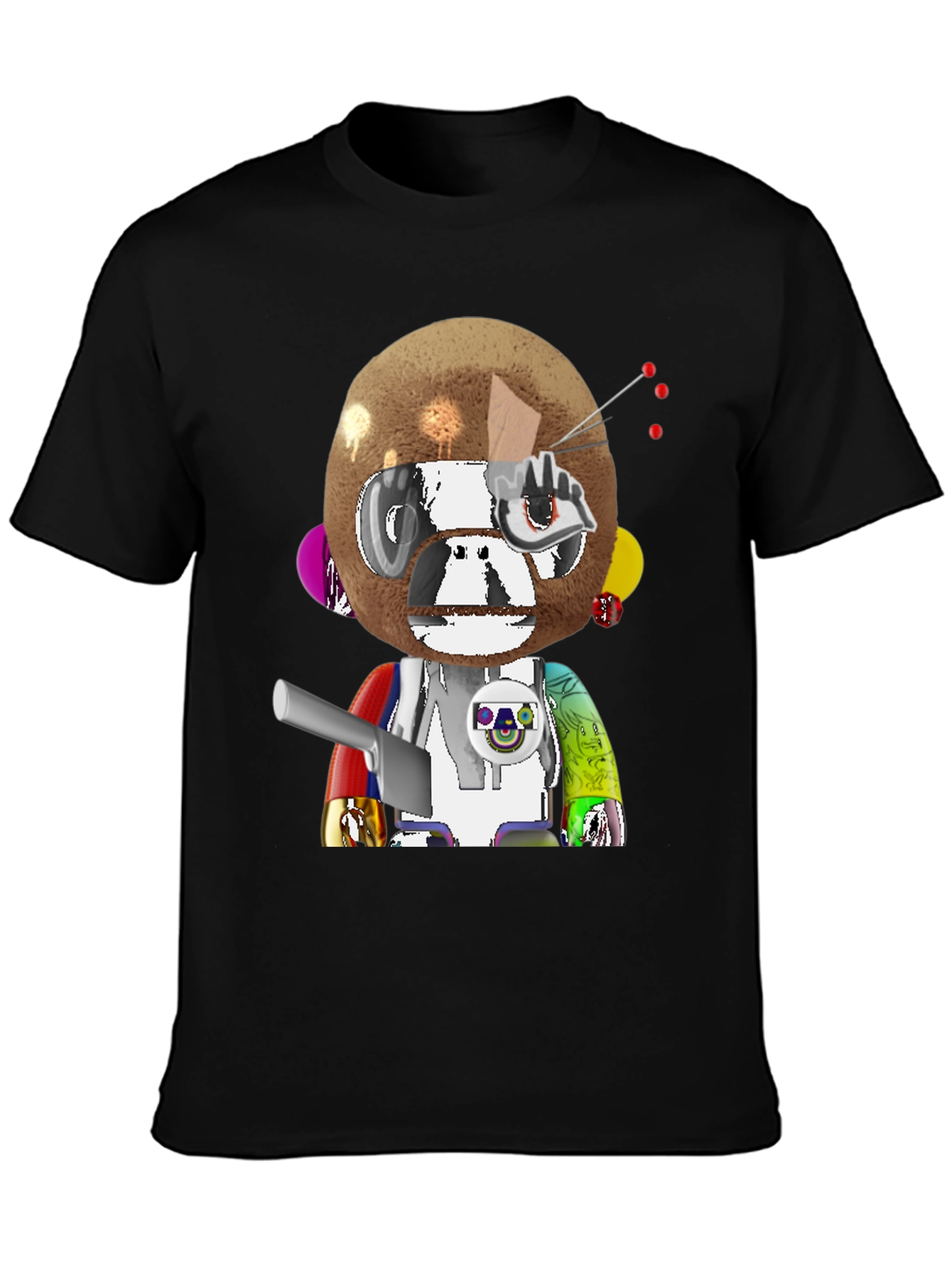 Cool Graphic Tee - Trendy Monkey Art