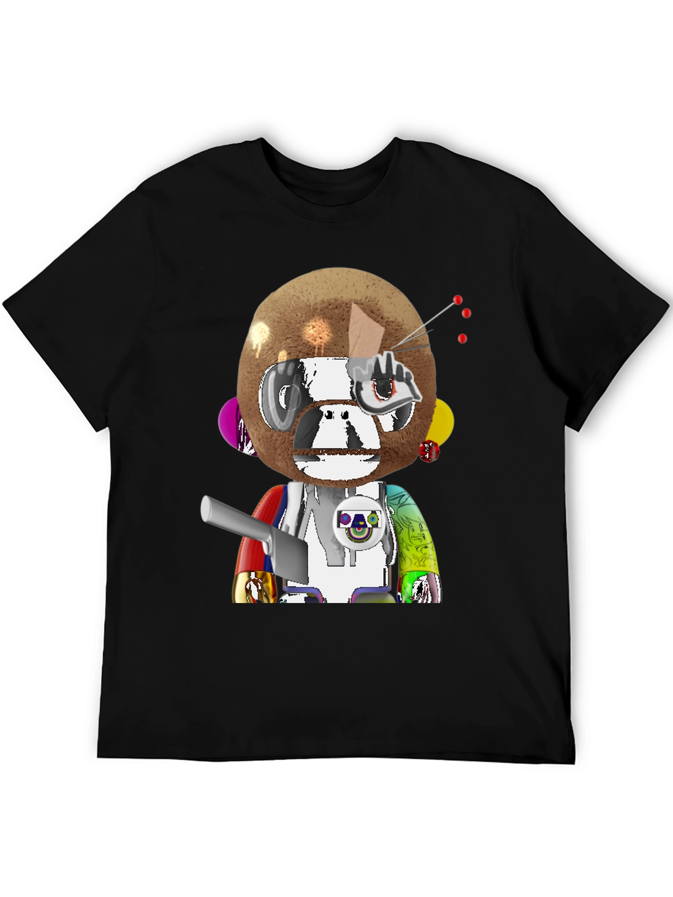 Cool Graphic Tee - Trendy Monkey Art