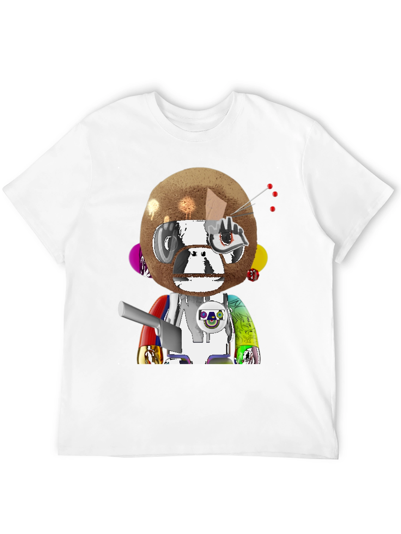 Cool Graphic Tee - Trendy Monkey Art