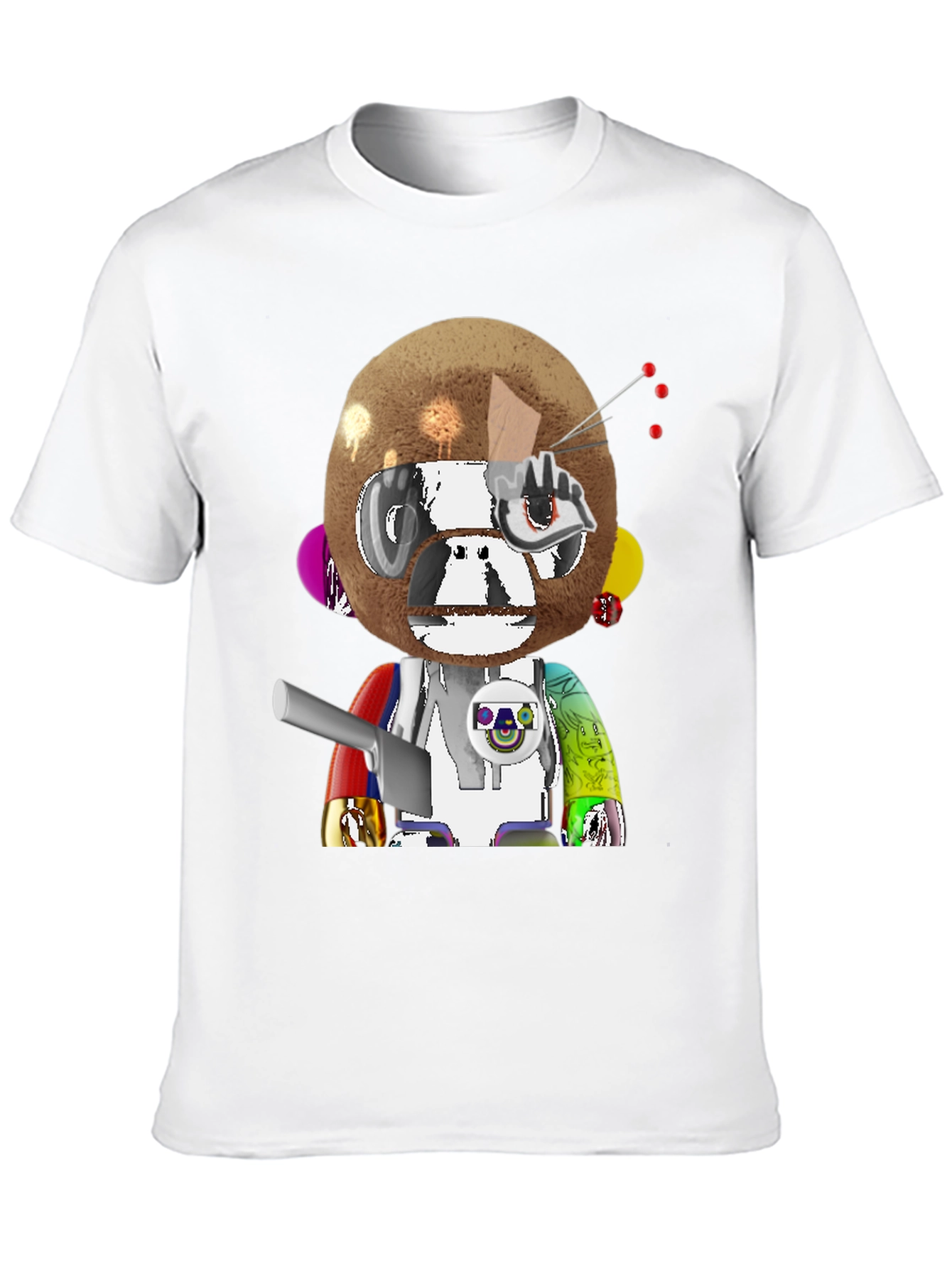 Cool Graphic Tee - Trendy Monkey Art
