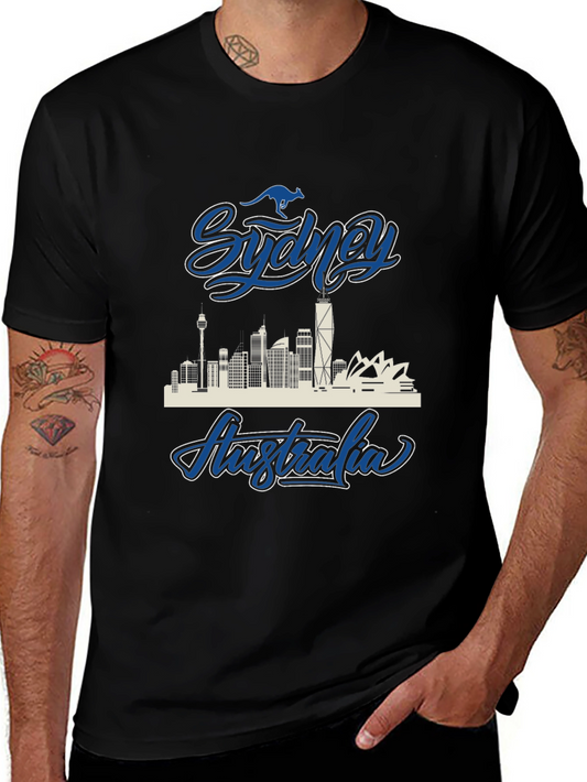 Sydney Australia Skyline Graphic T-Shirt