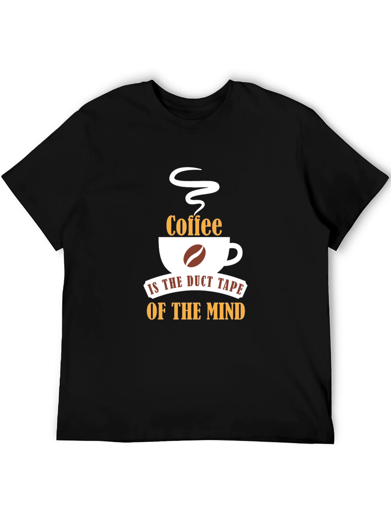 Coffee Duct Tape of the Mind Black Tee