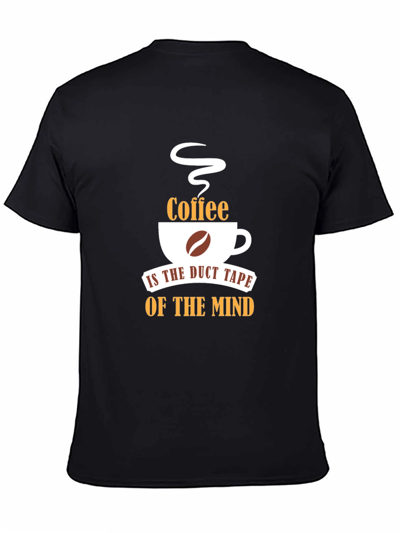 Coffee Duct Tape of the Mind Black Tee