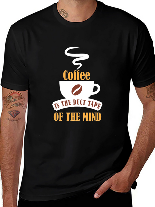 Coffee Duct Tape of the Mind Black Tee