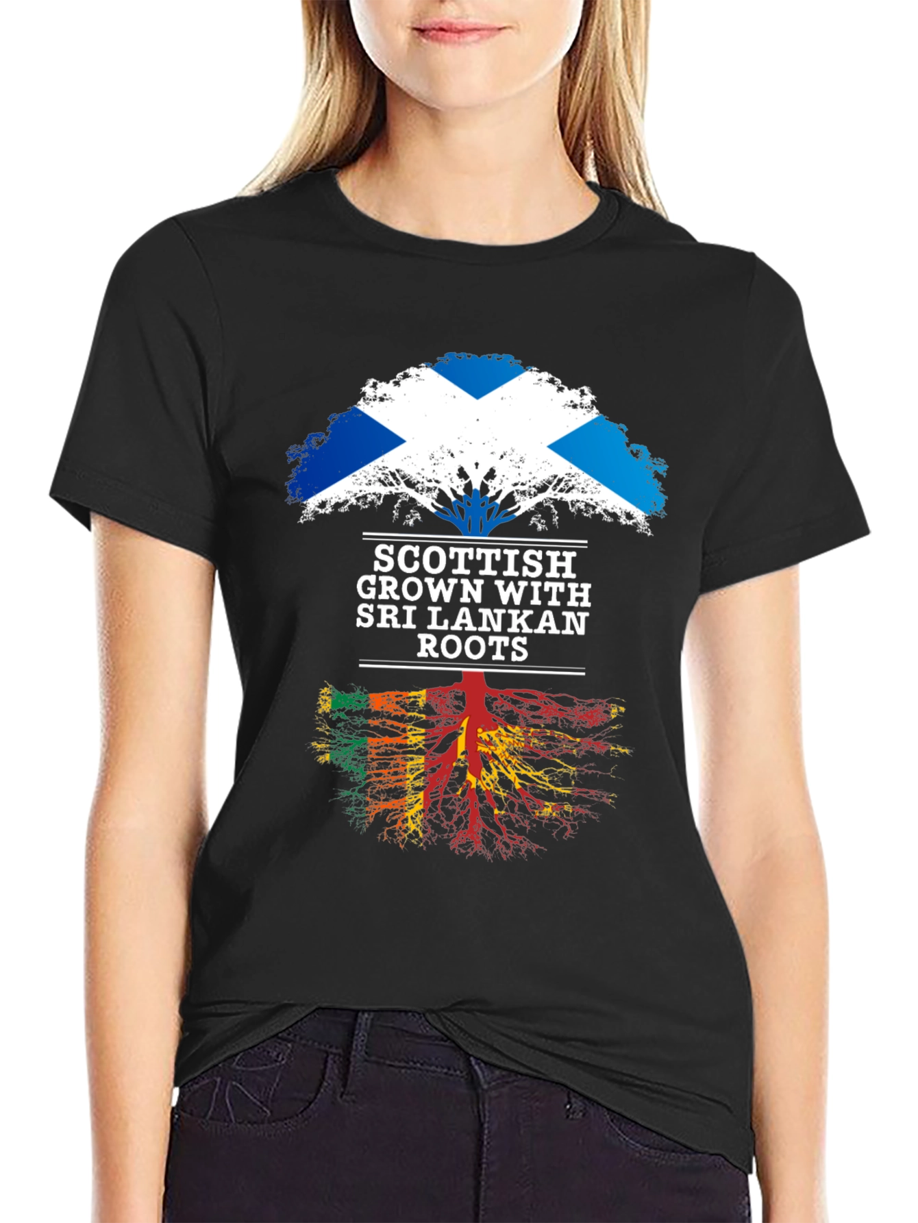 Scottish Grown Sri Lankan Roots T-Shirt