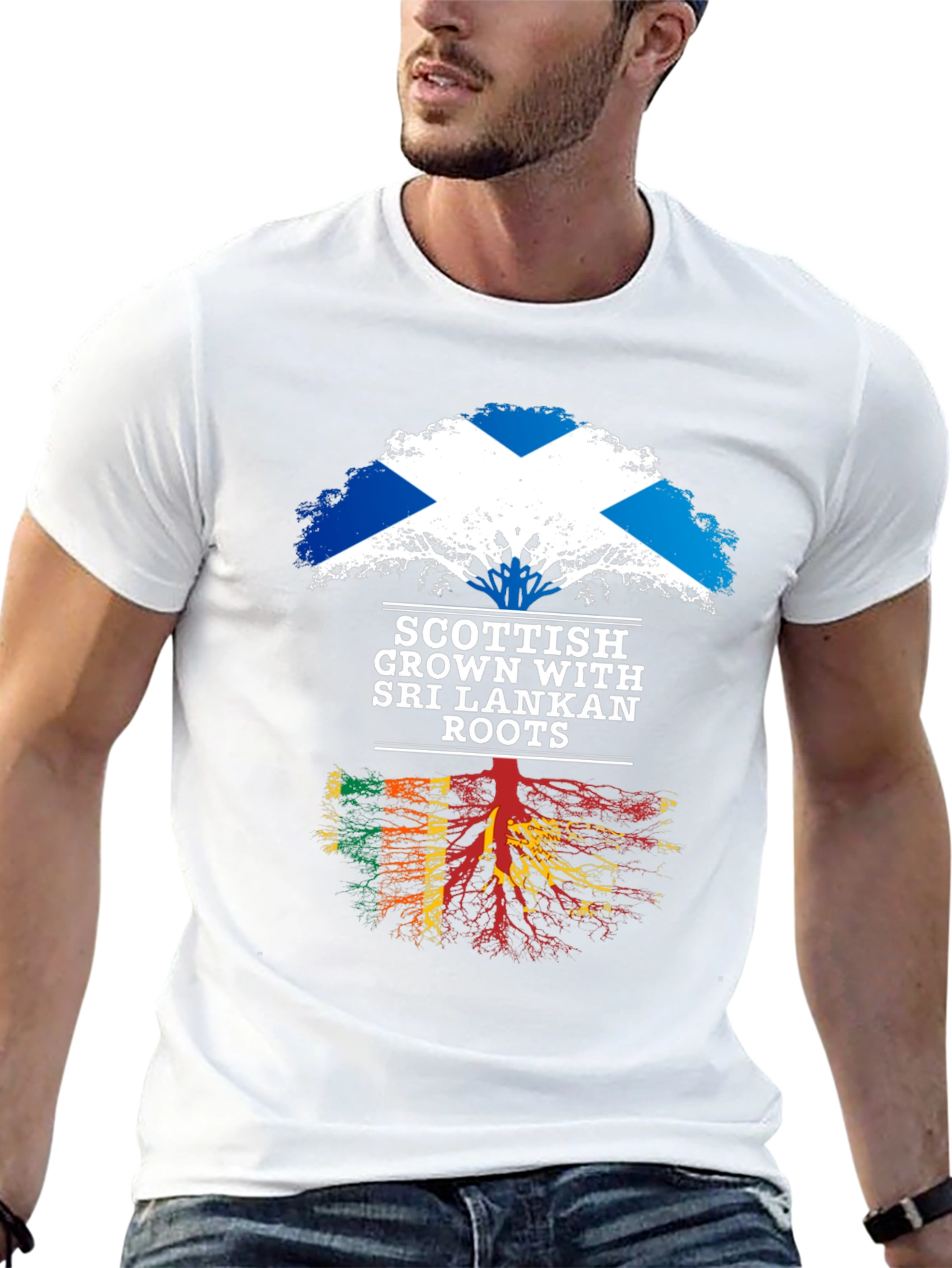 Scottish Grown Sri Lankan Roots T-Shirt