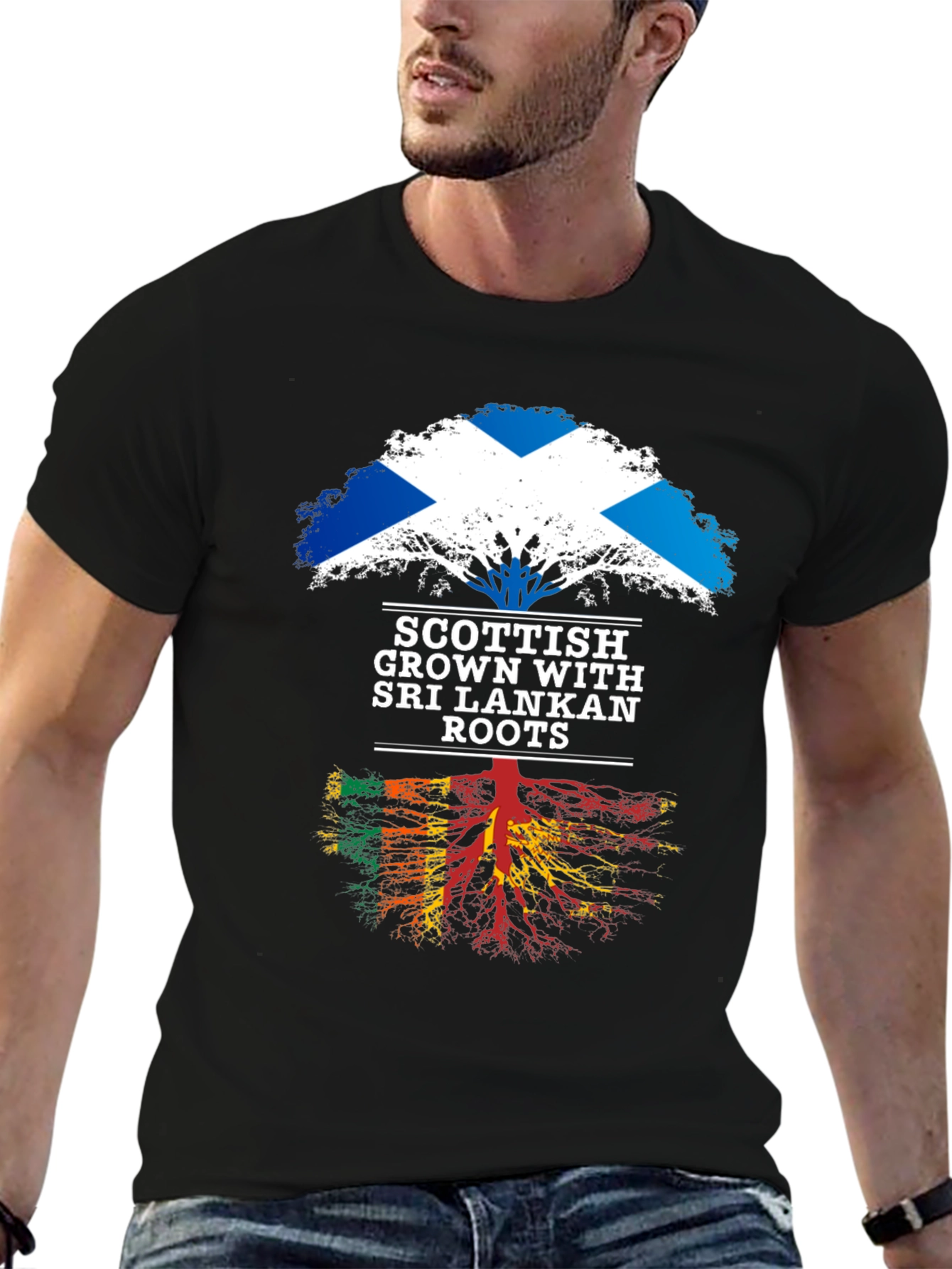 Scottish Grown Sri Lankan Roots T-Shirt