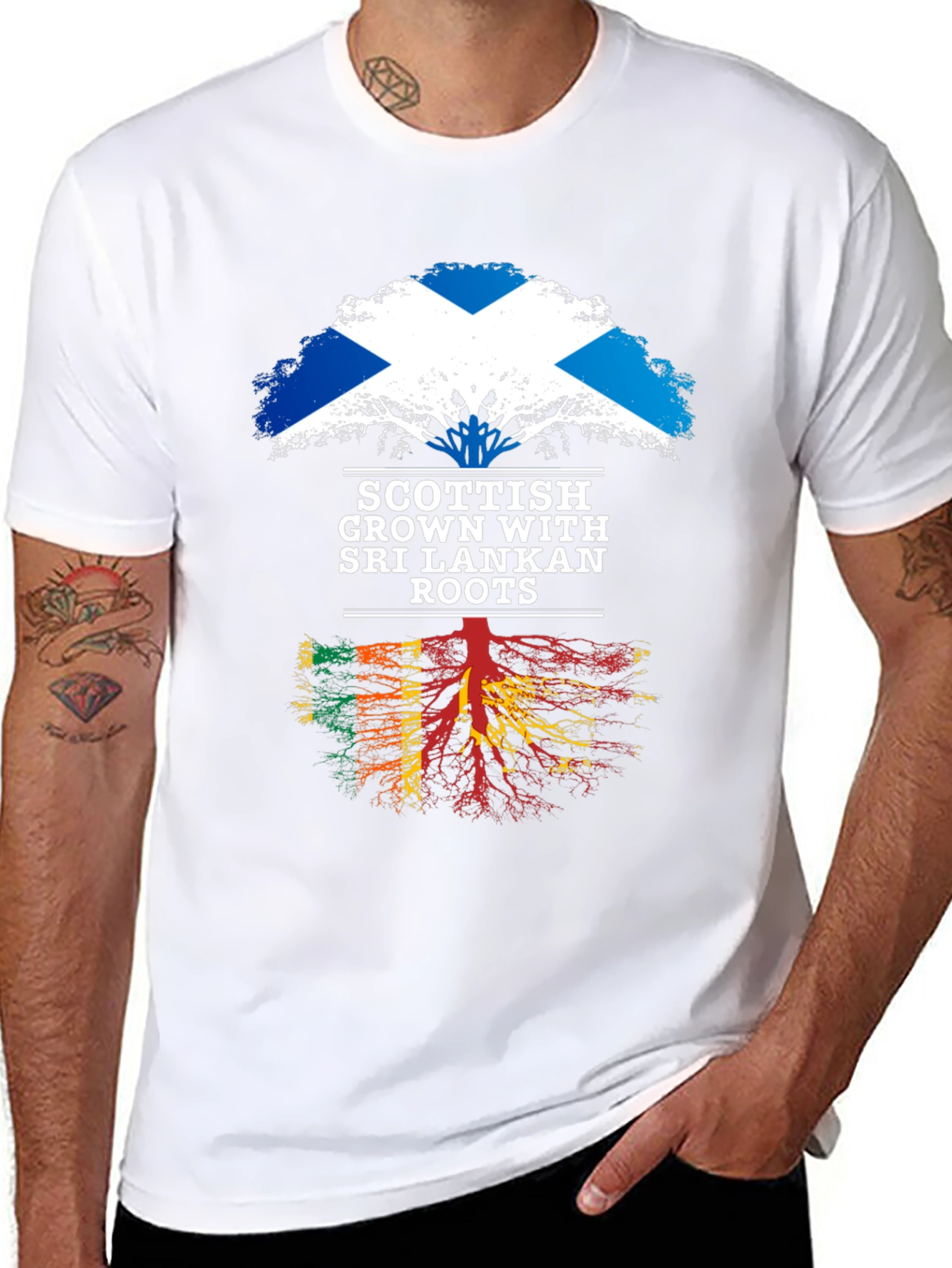 Scottish Grown Sri Lankan Roots T-Shirt