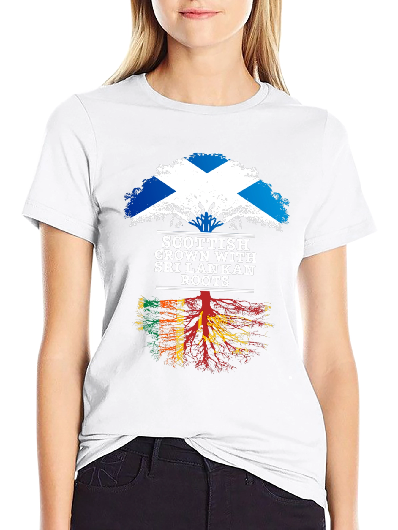 Scottish Grown Sri Lankan Roots T-Shirt