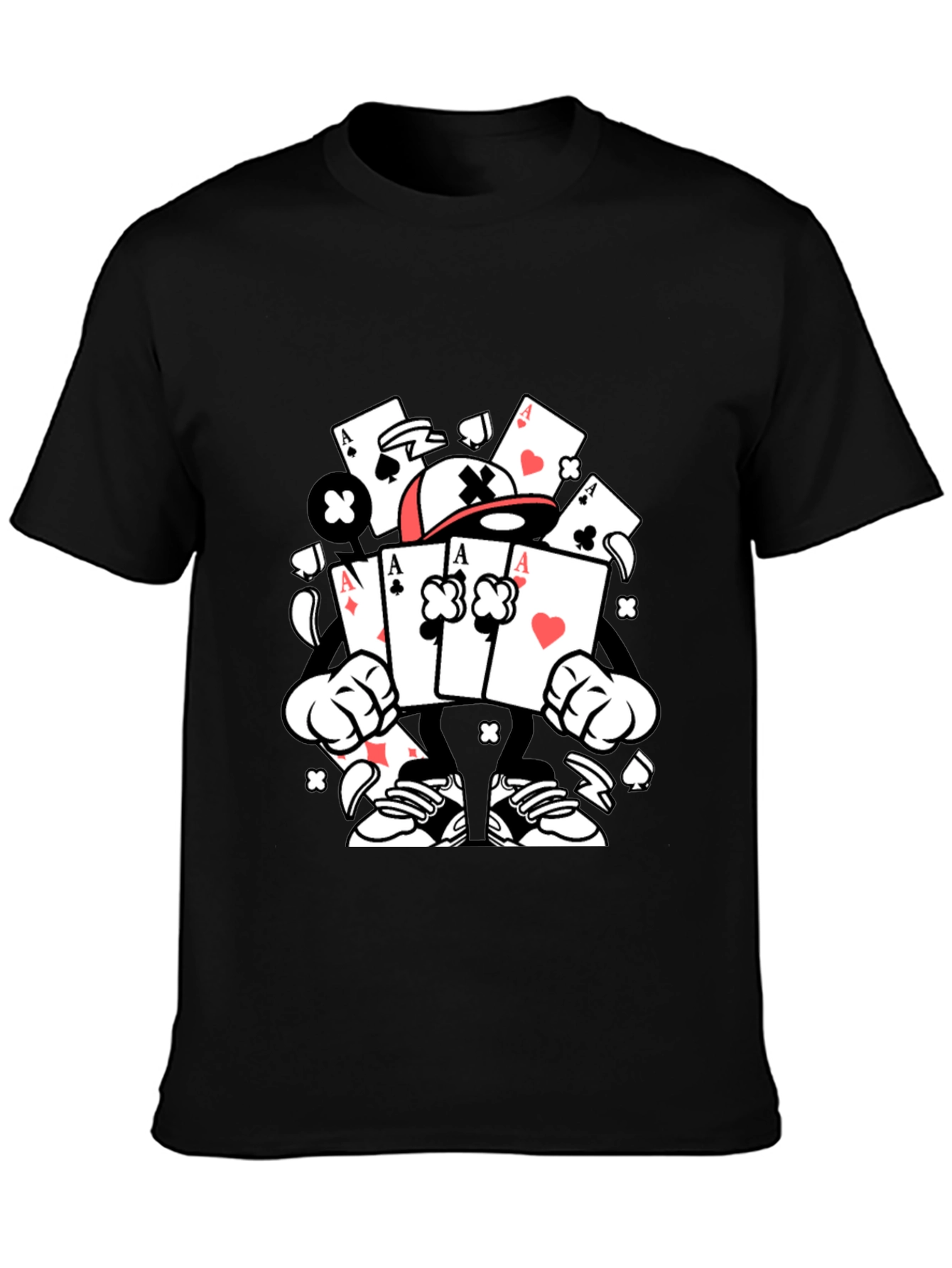 Ace Card Character Graphic T-Shirt