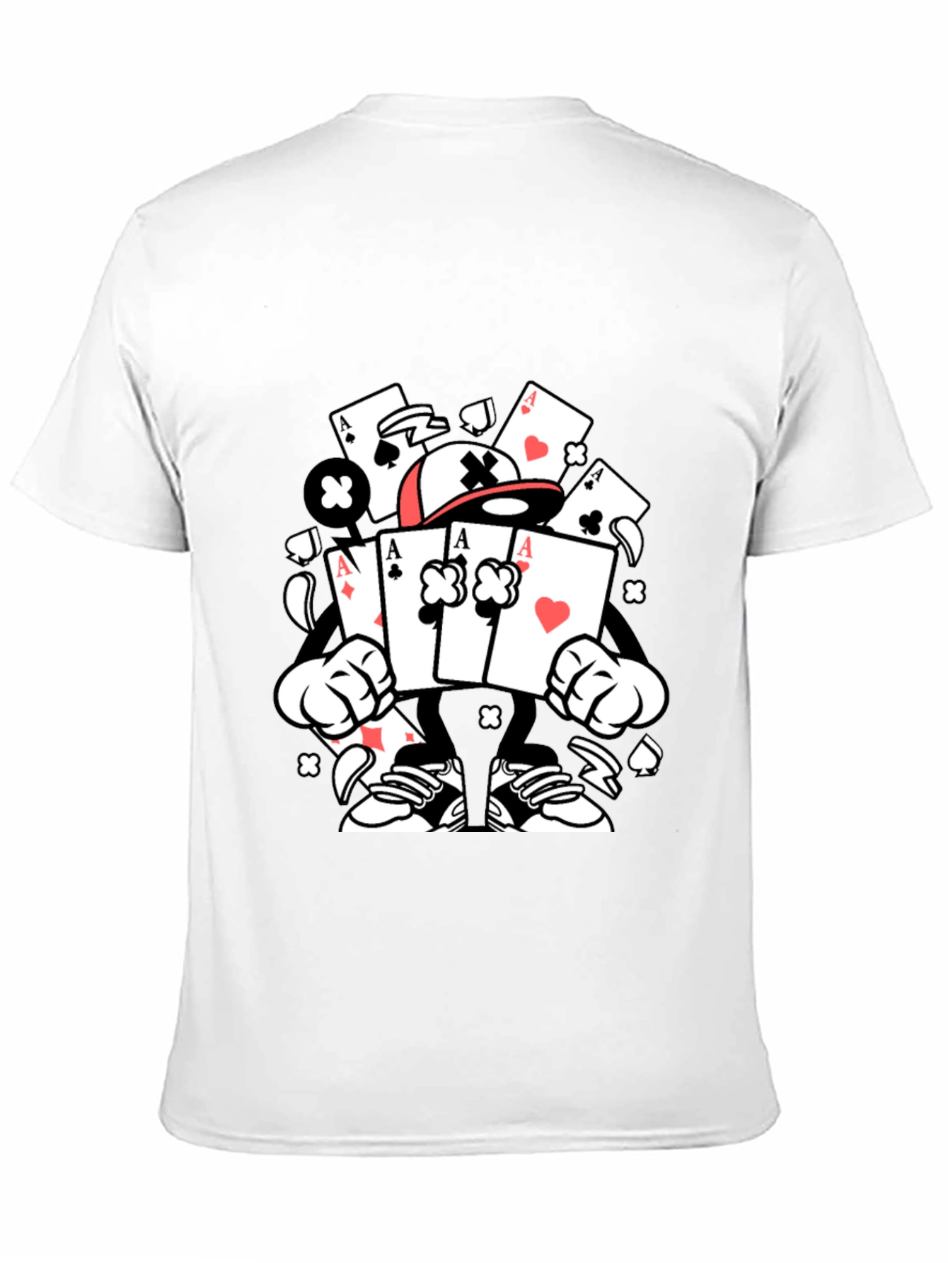 Ace Card Character Graphic T-Shirt