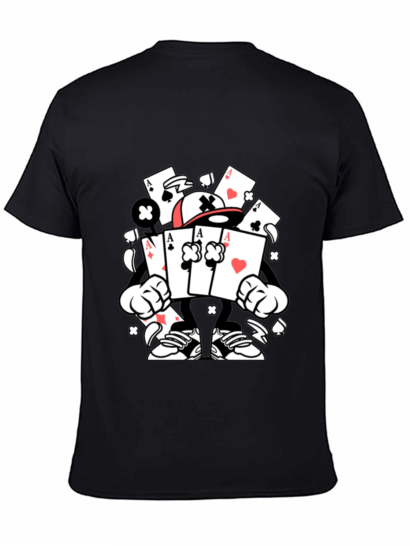 Ace Card Character Graphic T-Shirt