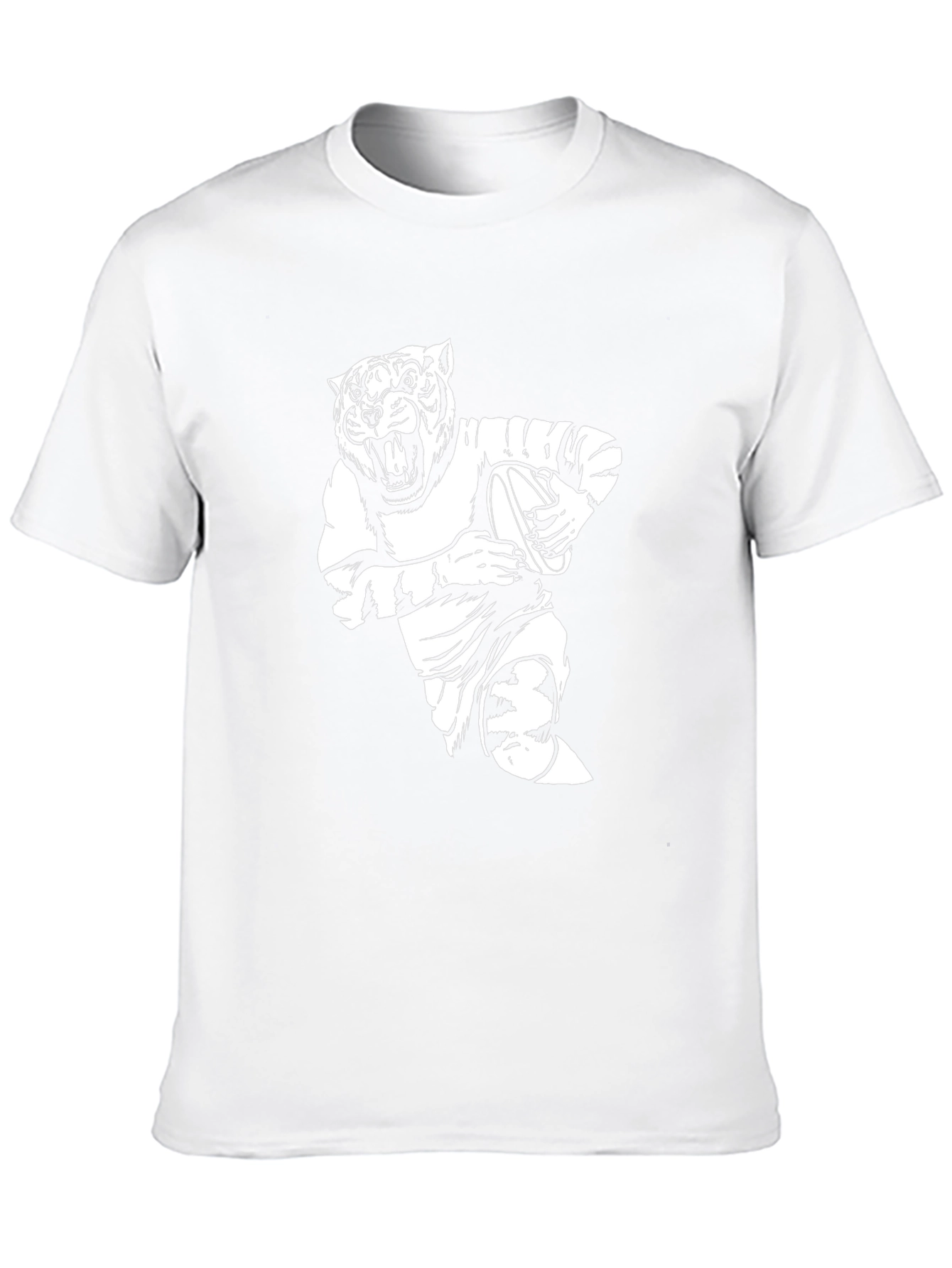 Black Tiger Rugby Graphic T-Shirt
