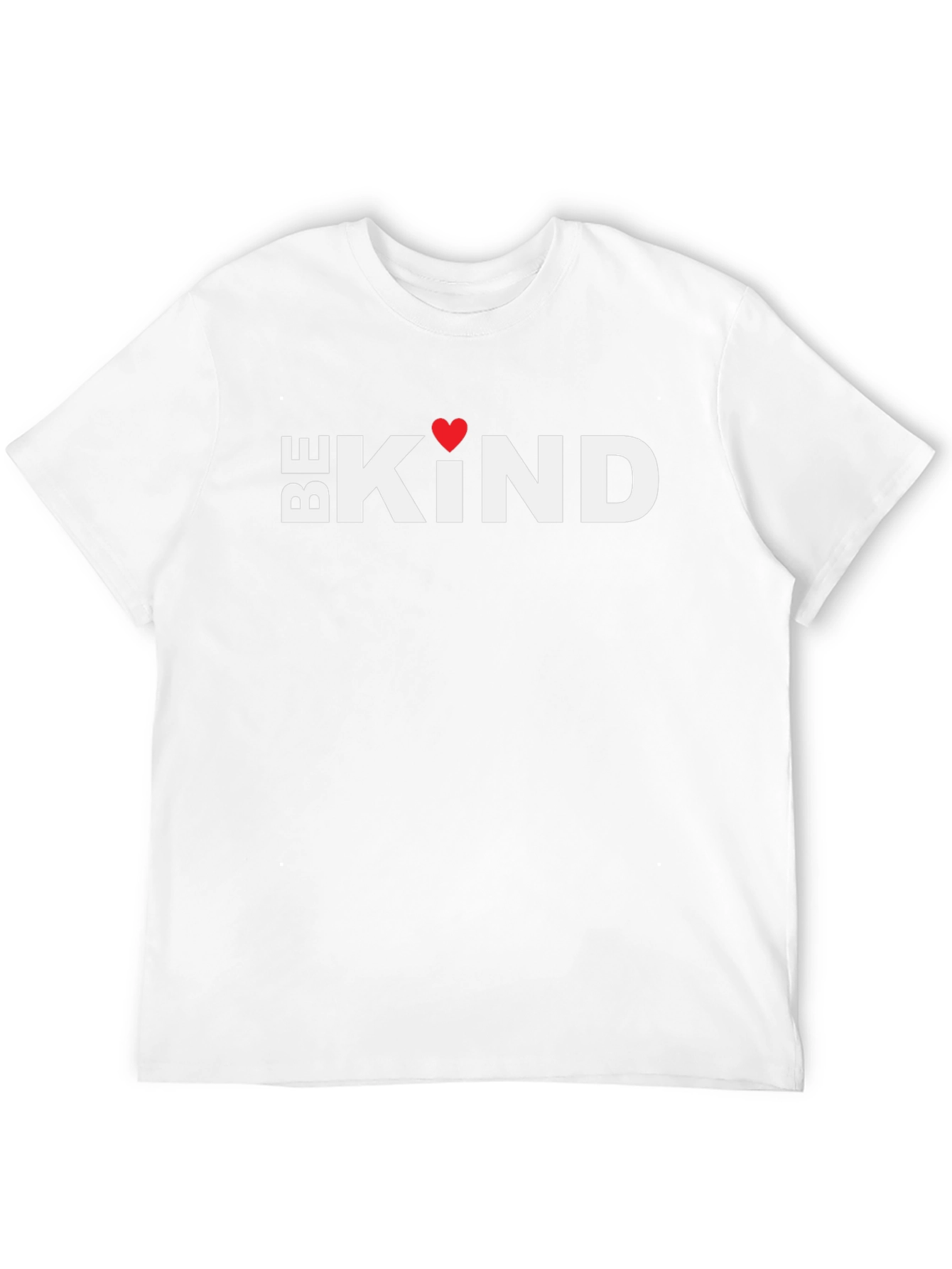 Be Kind Heart Graphic Tee - Black Unisex Shirt