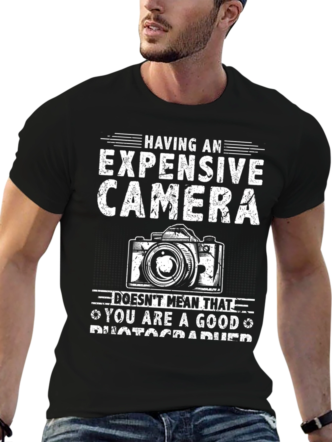 Expensive Camera T-Shirt - Photographer Humor