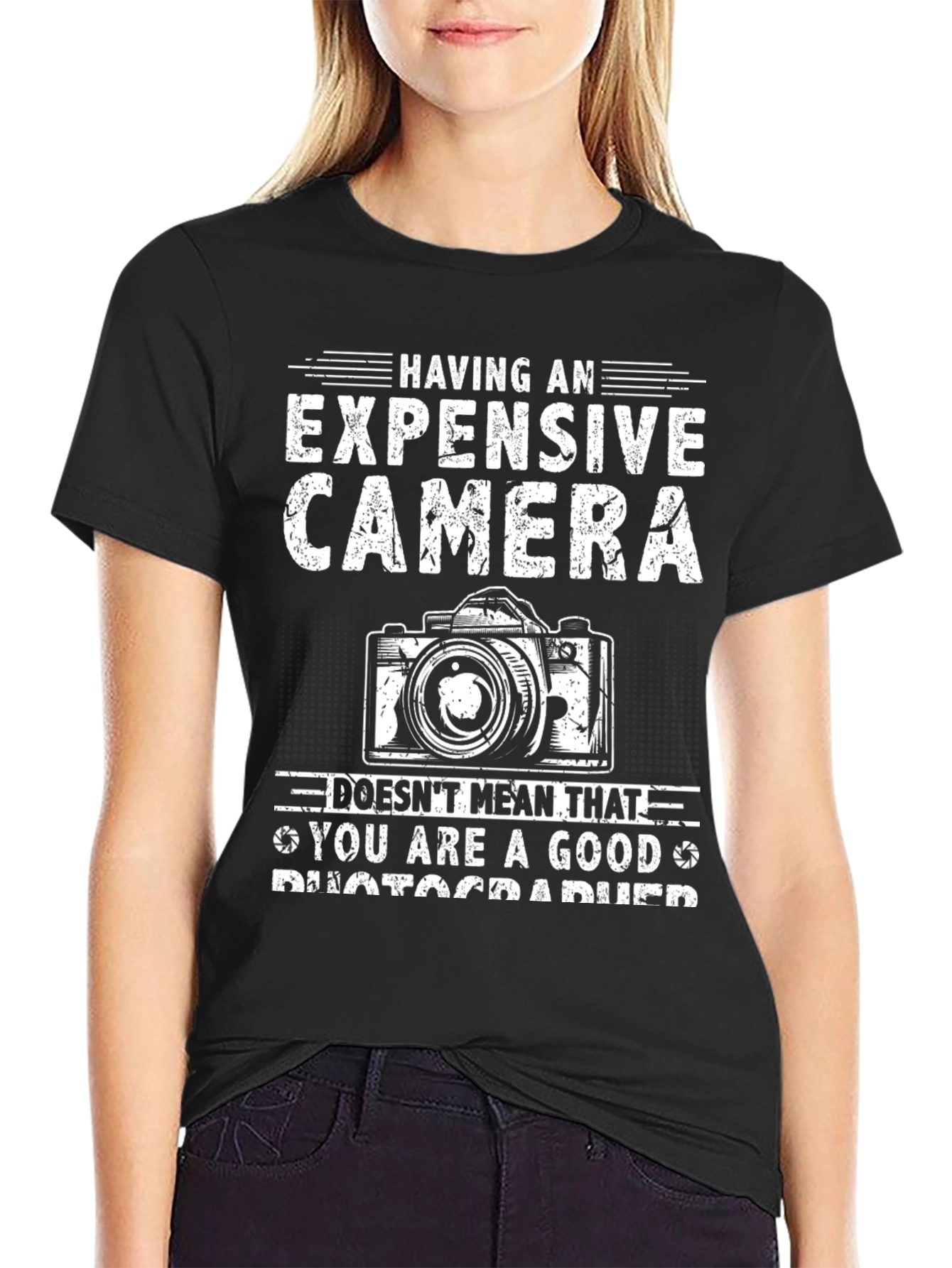 Expensive Camera T-Shirt - Photographer Humor