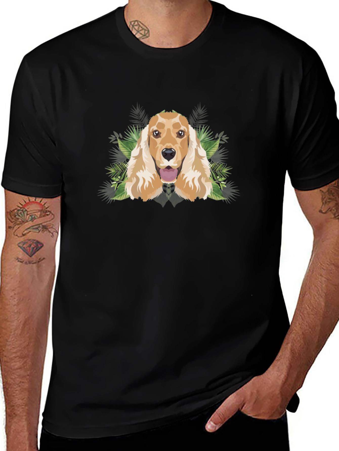 Dog Graphic Tee - Cocker Spaniel Lover Gift