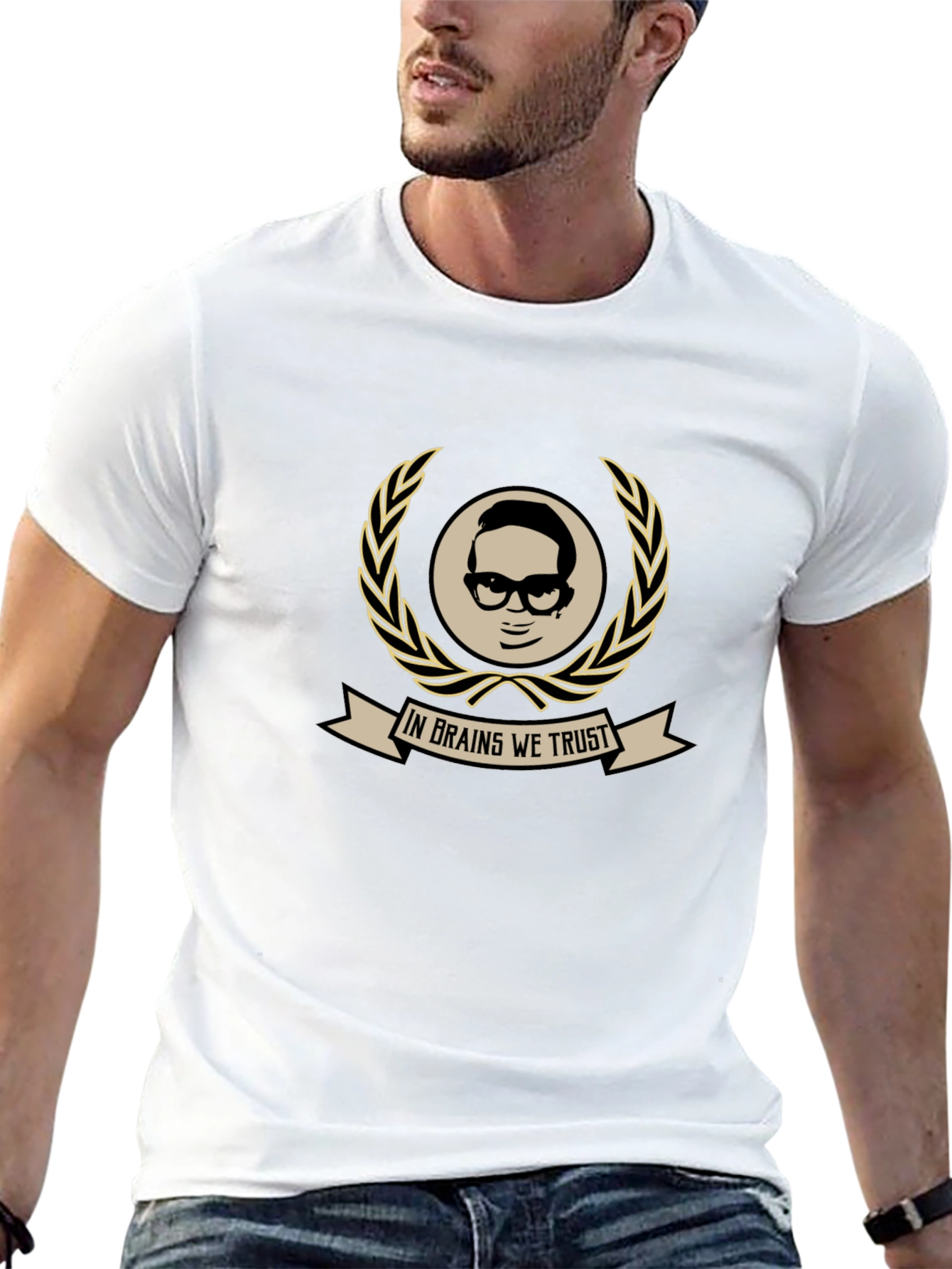 In Brains We Trust Graphic T-Shirt