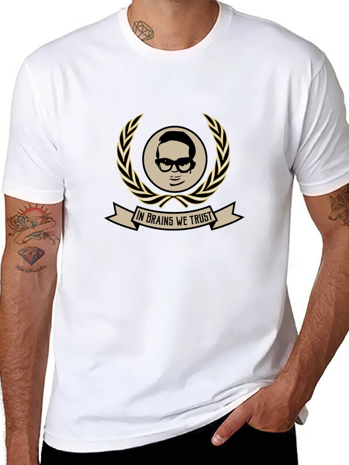 In Brains We Trust Graphic T-Shirt