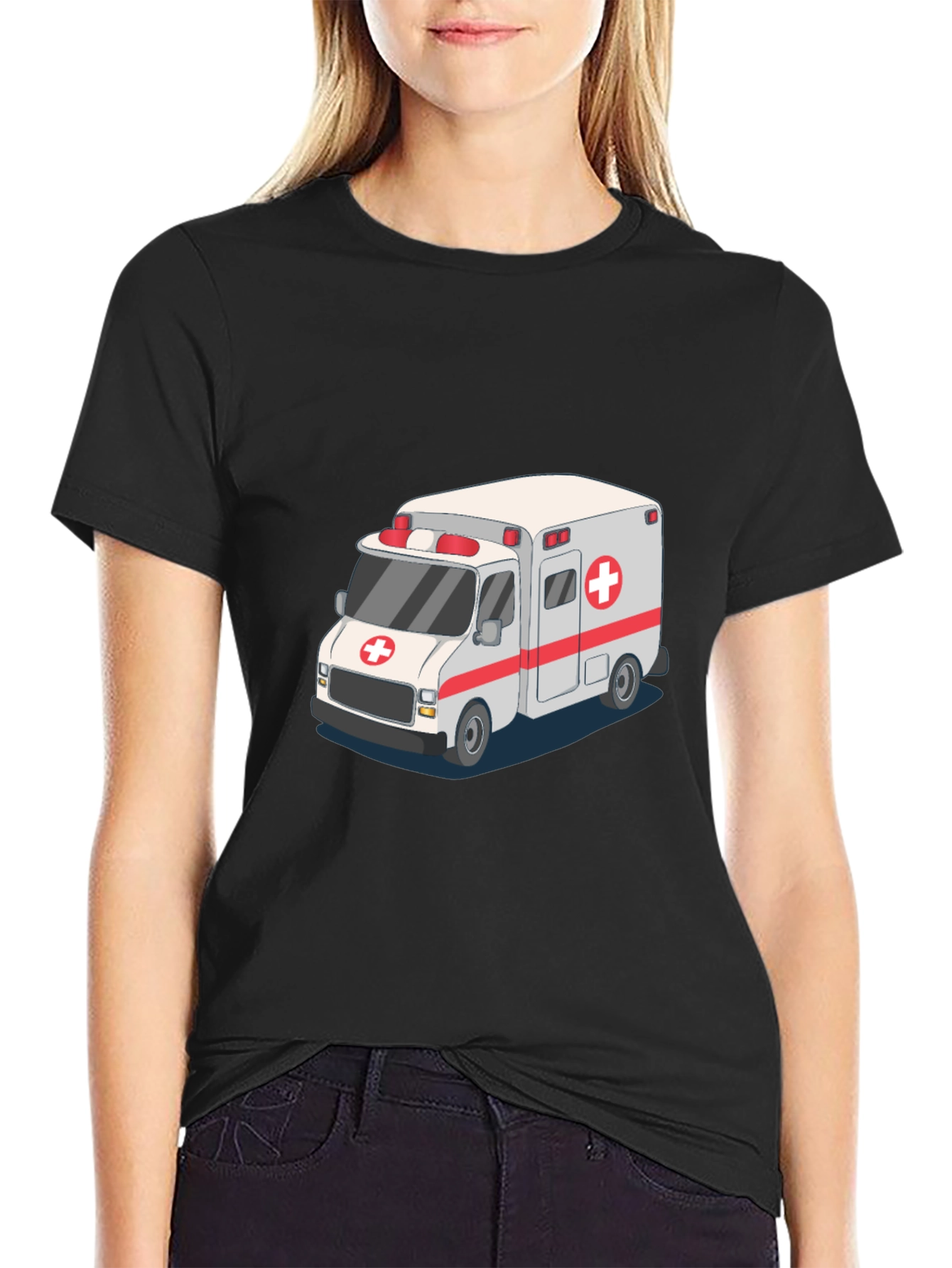 Ambulance Graphic Tee - Medical Hero Tribute