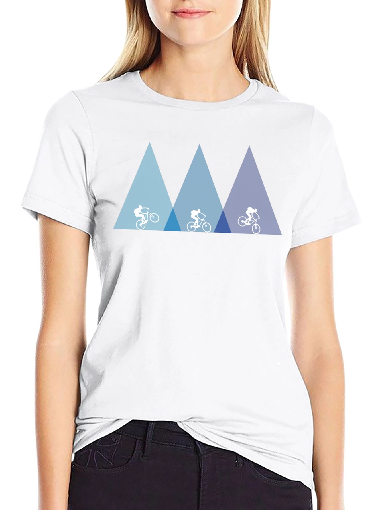 Mountain Biking Graphic Tee - Adventurers Black T-Shirt