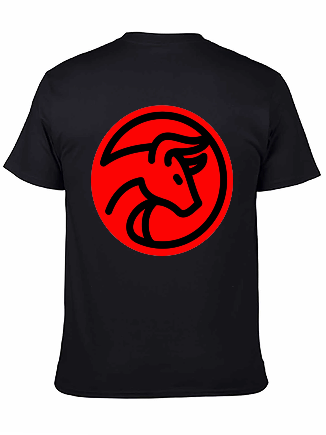 Bold Bull Graphic Tee - Stylish Black T-Shirt