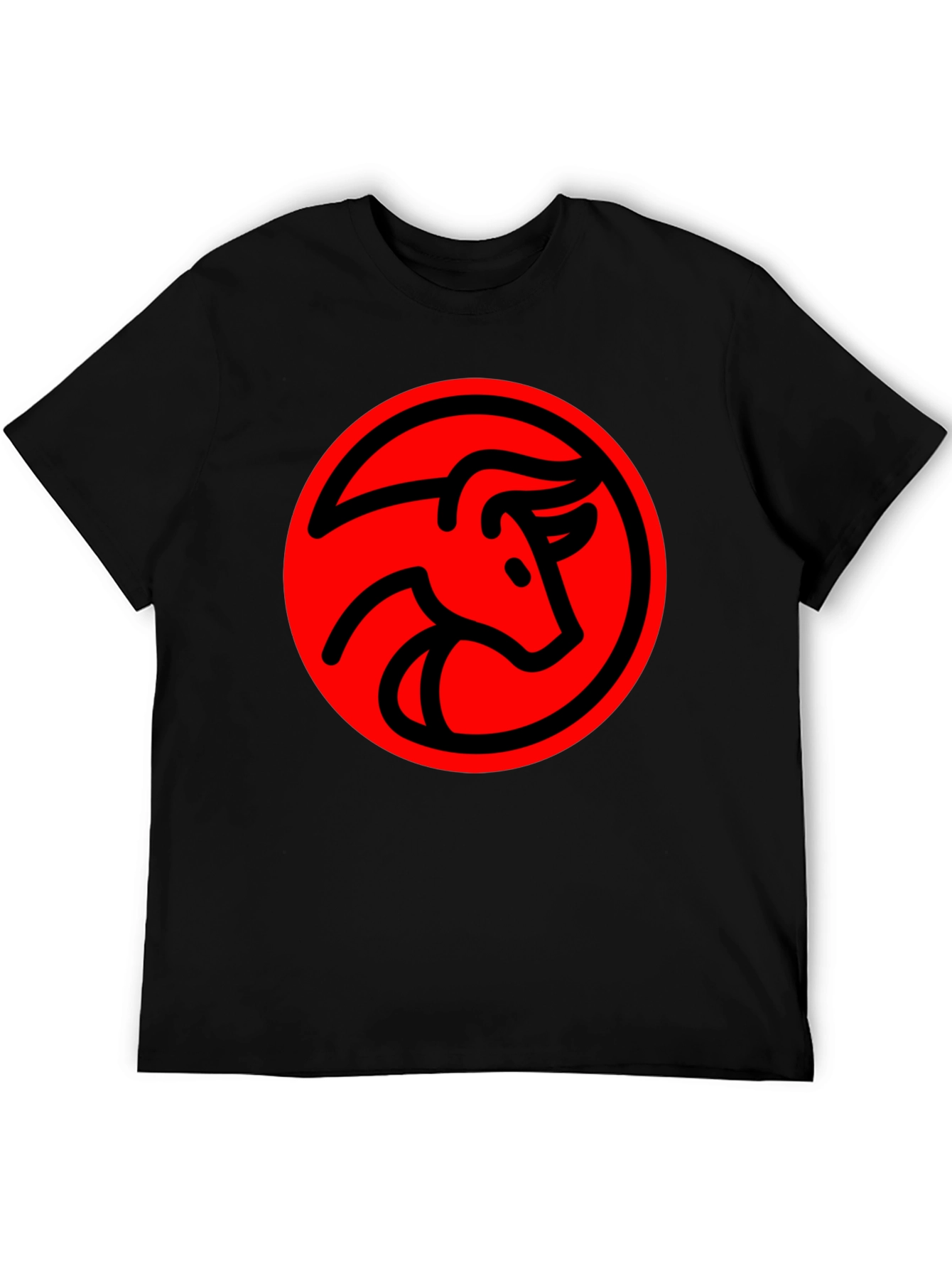 Bold Bull Graphic Tee - Stylish Black T-Shirt