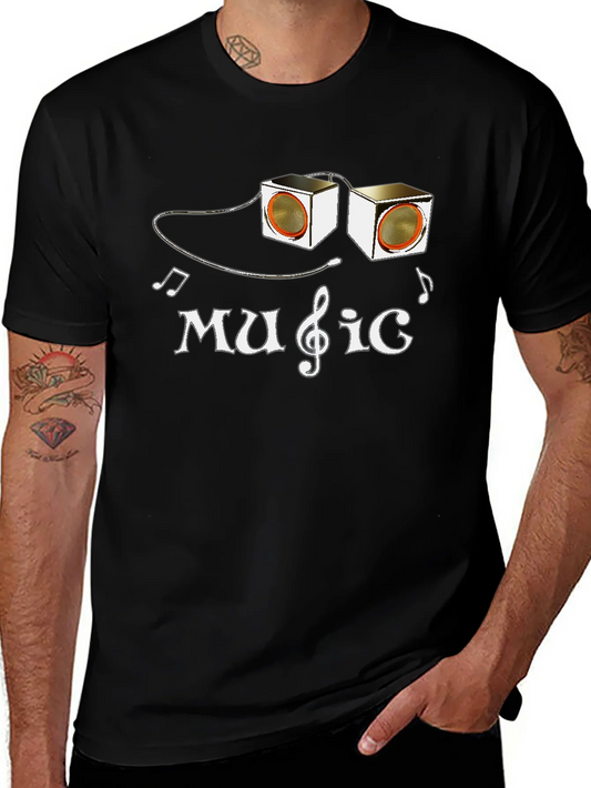 Music Lover Tee: Speaker Graphic T-Shirt