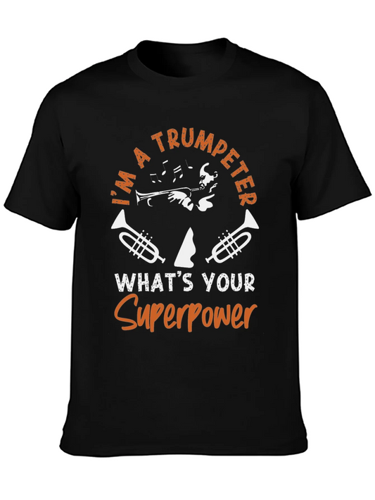 Trumpeter Superpower T-Shirt - Music Lover Tee