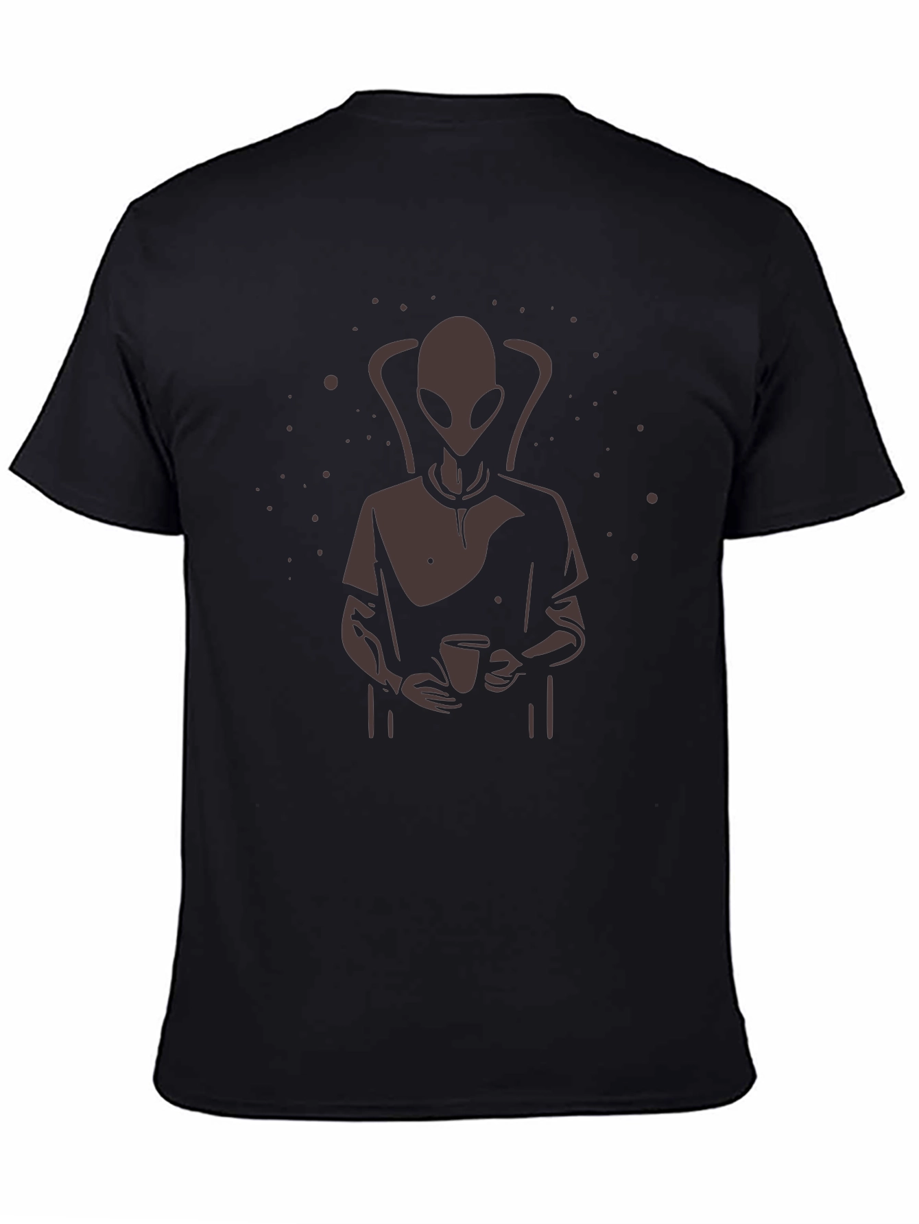 Alien Coffee T-Shirt - Relaxed Fit Unique Graphic Tee