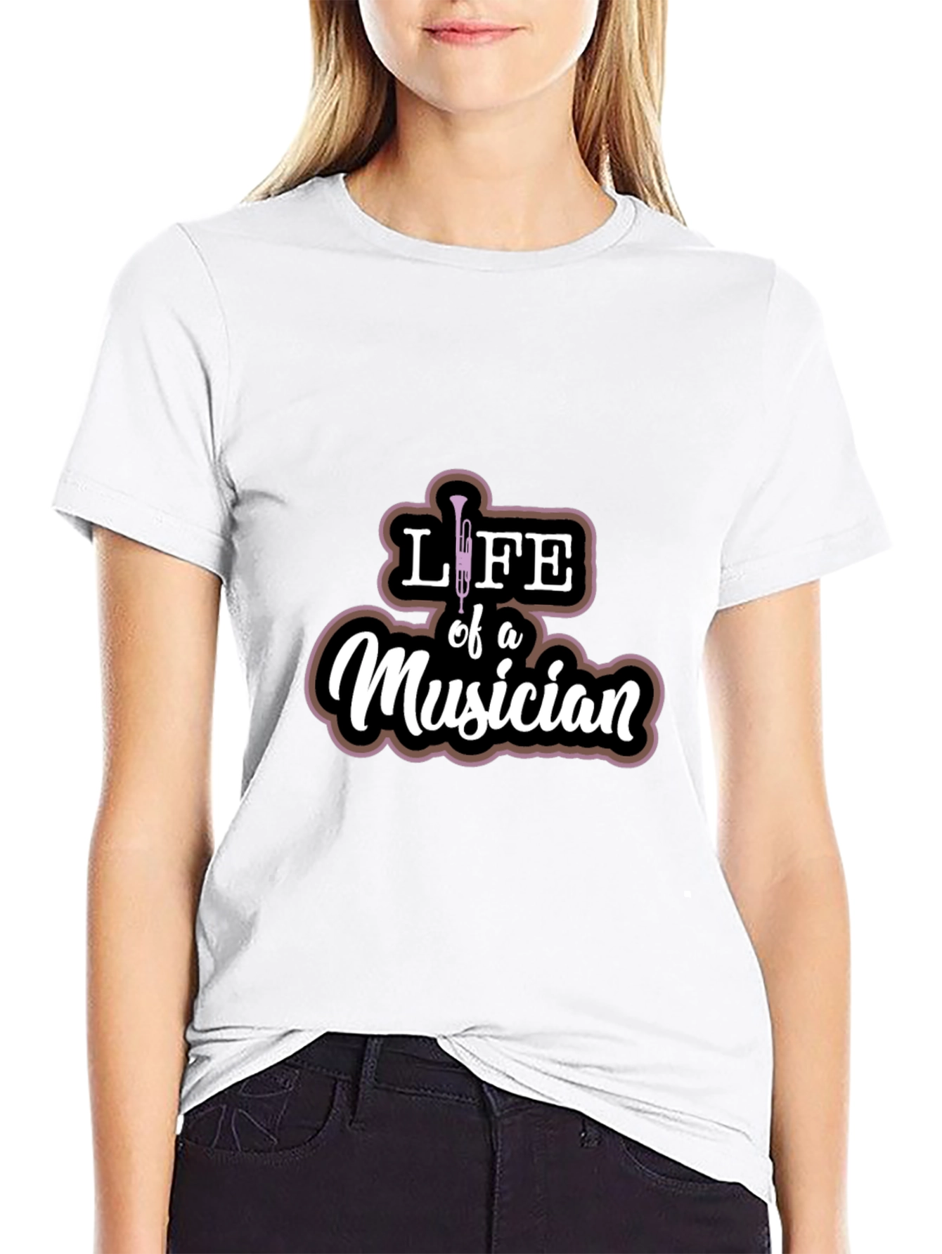 Life of a Musician Black T-Shirt