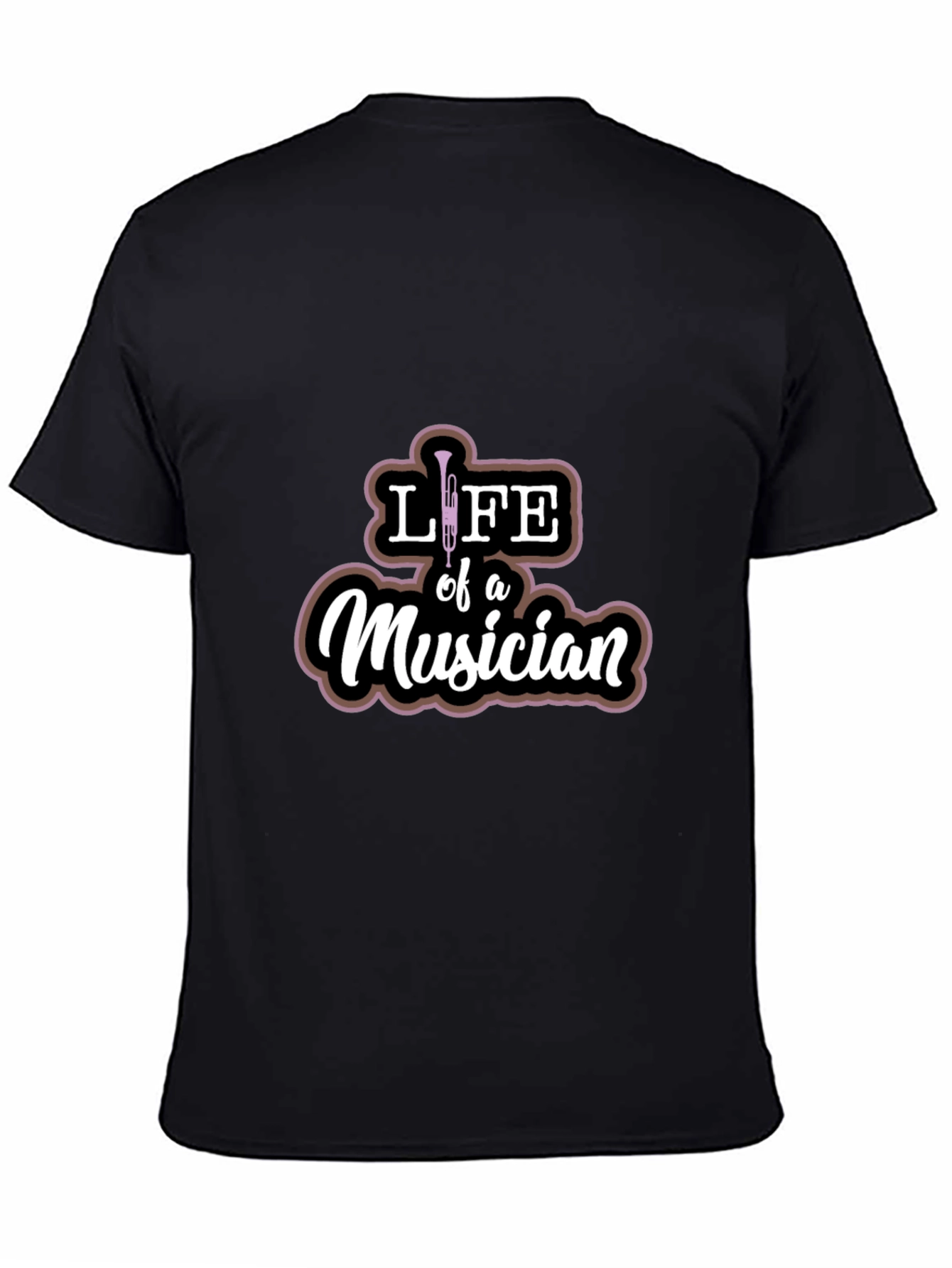 Life of a Musician Black T-Shirt