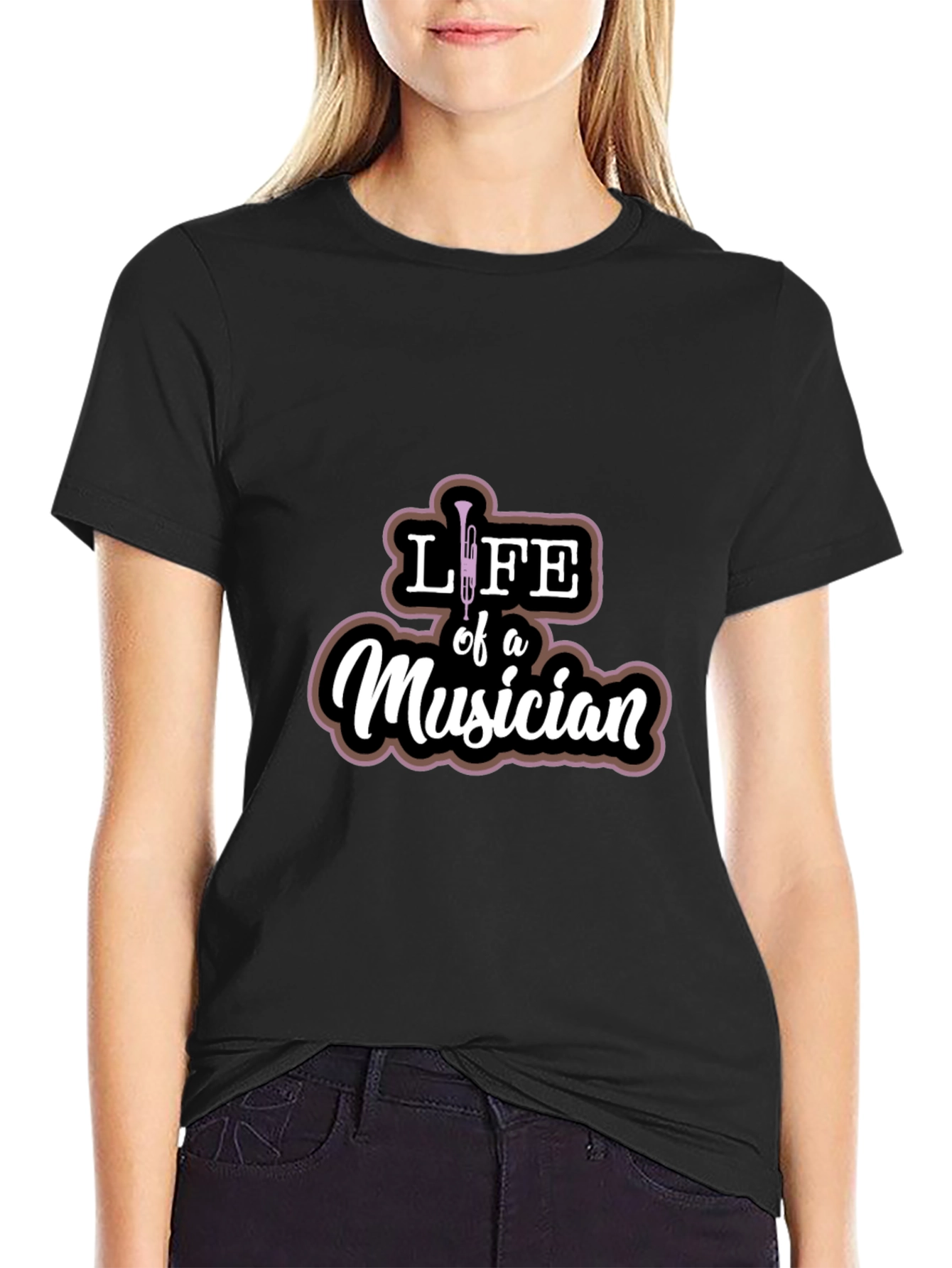 Life of a Musician Black T-Shirt