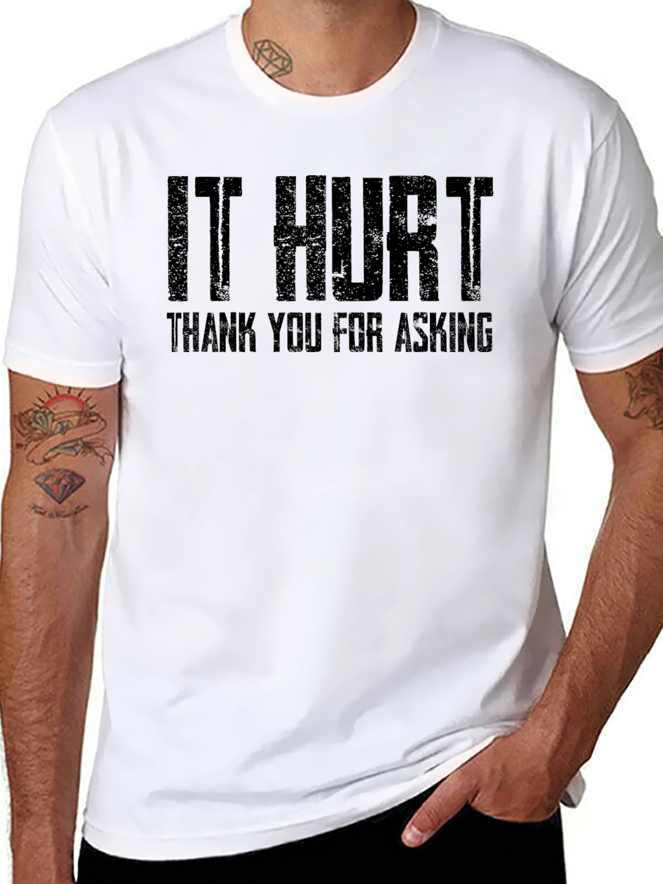 It Hurt Tee - Funny Sarcastic T-Shirt