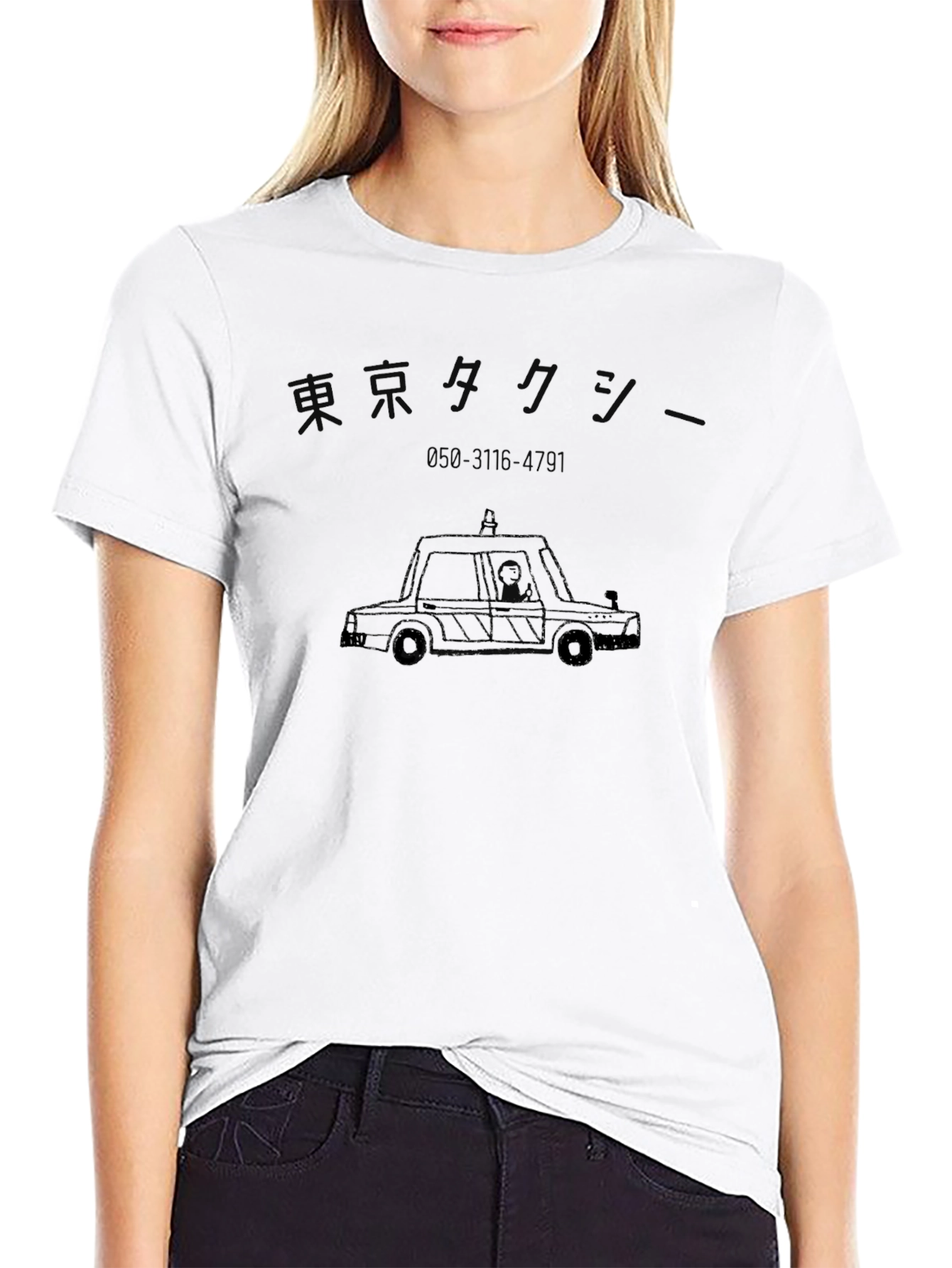 Tokyo Taxi T-Shirt - Unique Design