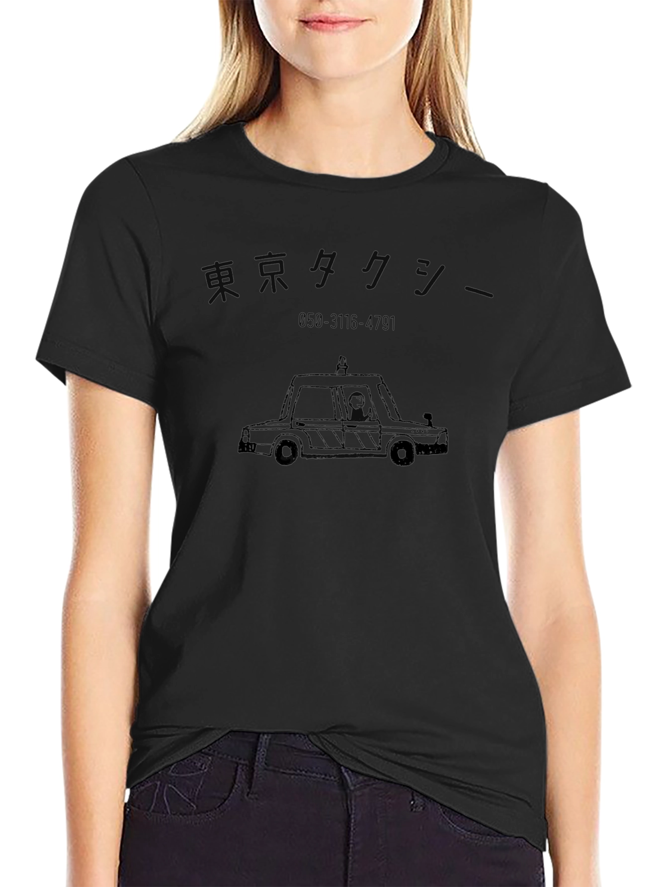 Tokyo Taxi T-Shirt - Unique Design