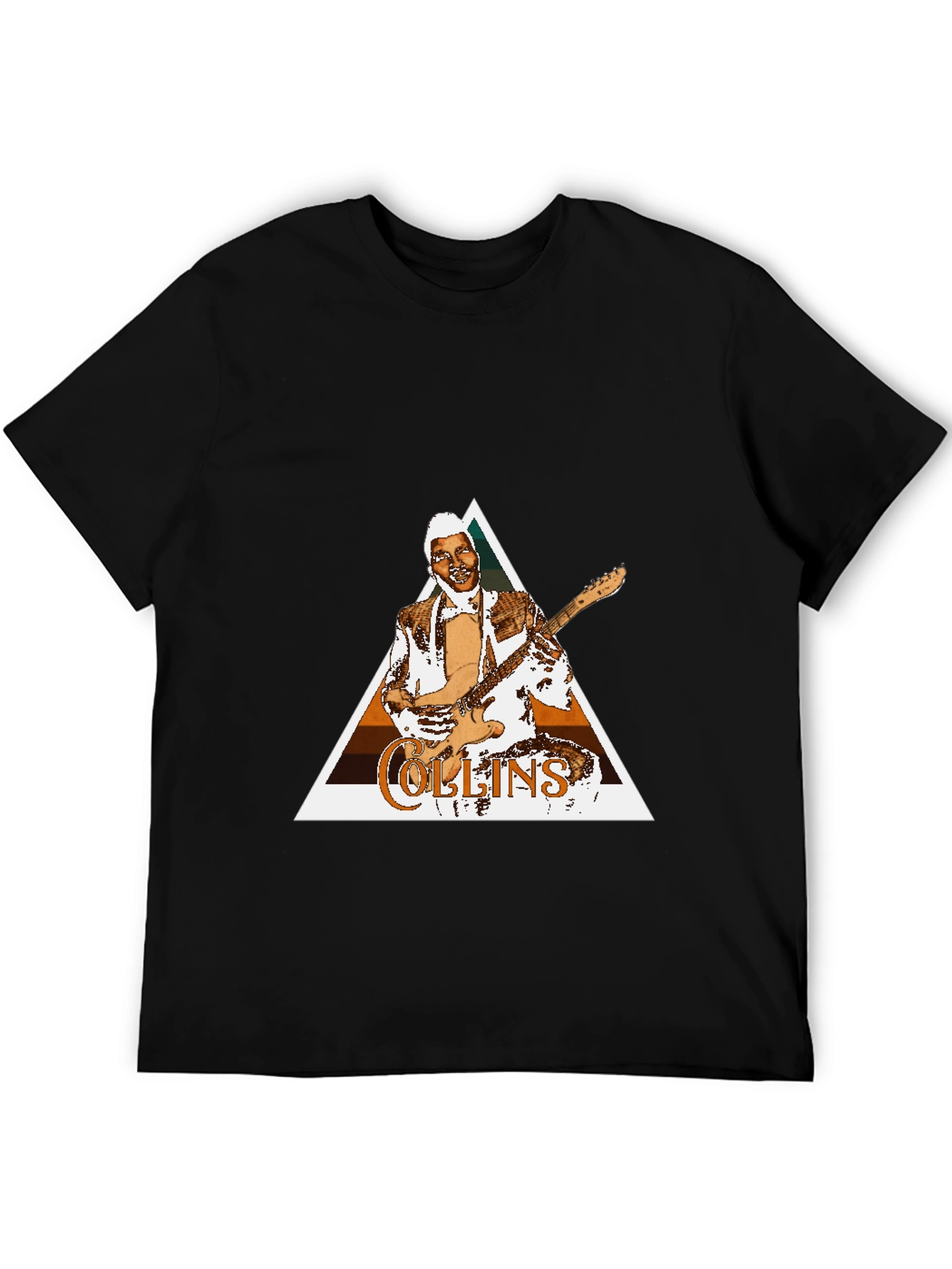 Collins Guitarist T-Shirt - Retro Design