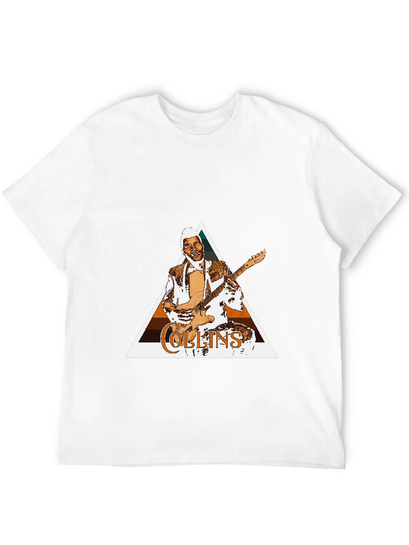 Collins Guitarist T-Shirt - Retro Design