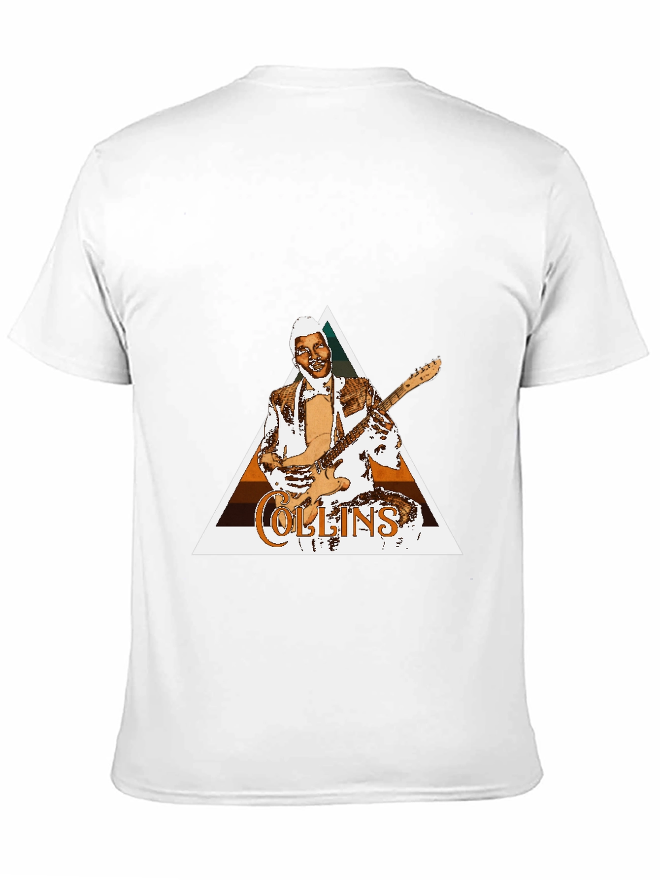 Collins Guitarist T-Shirt - Retro Design